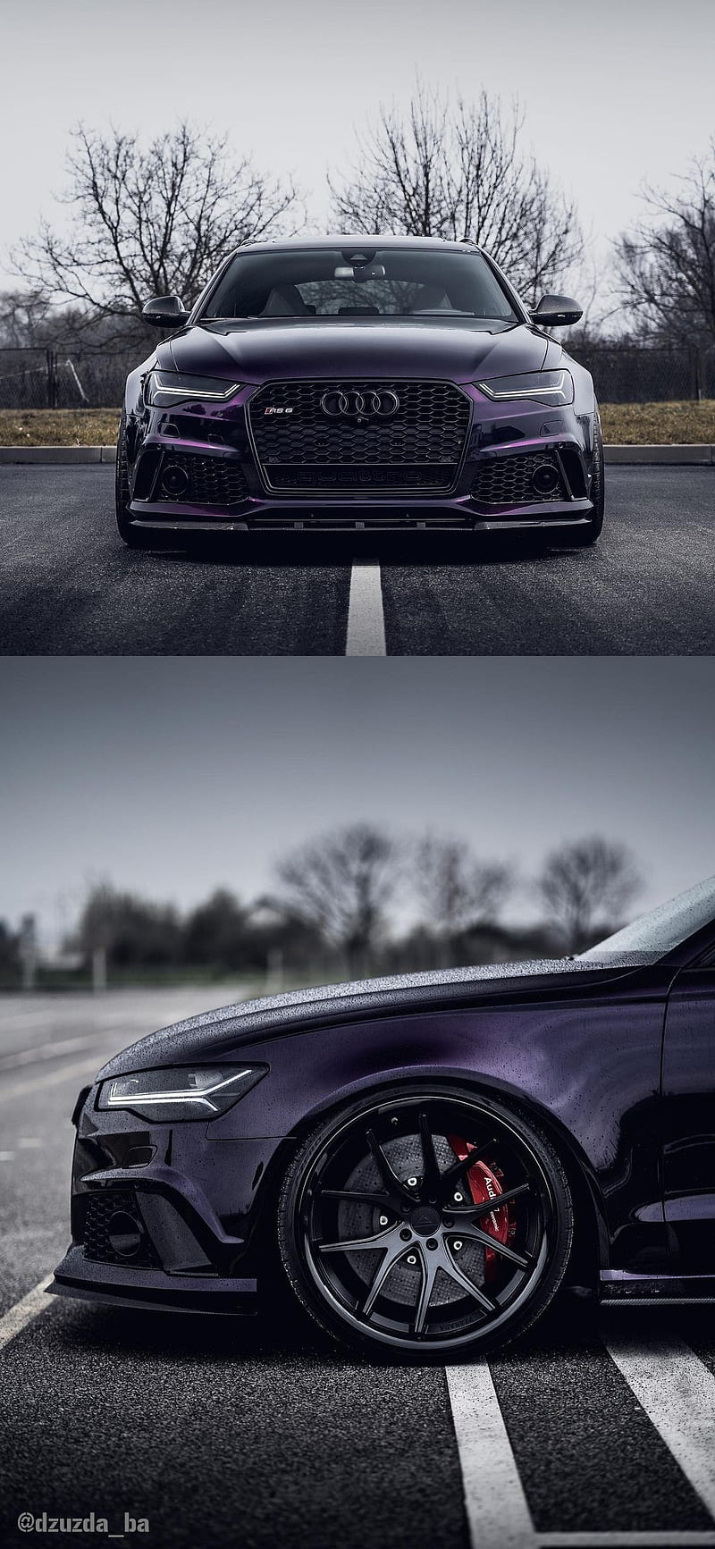 800x1733 Audi RS6 Purple, audi, audi a audi rs car, carros, iphone, quattro, rims, HD phone wallpaper