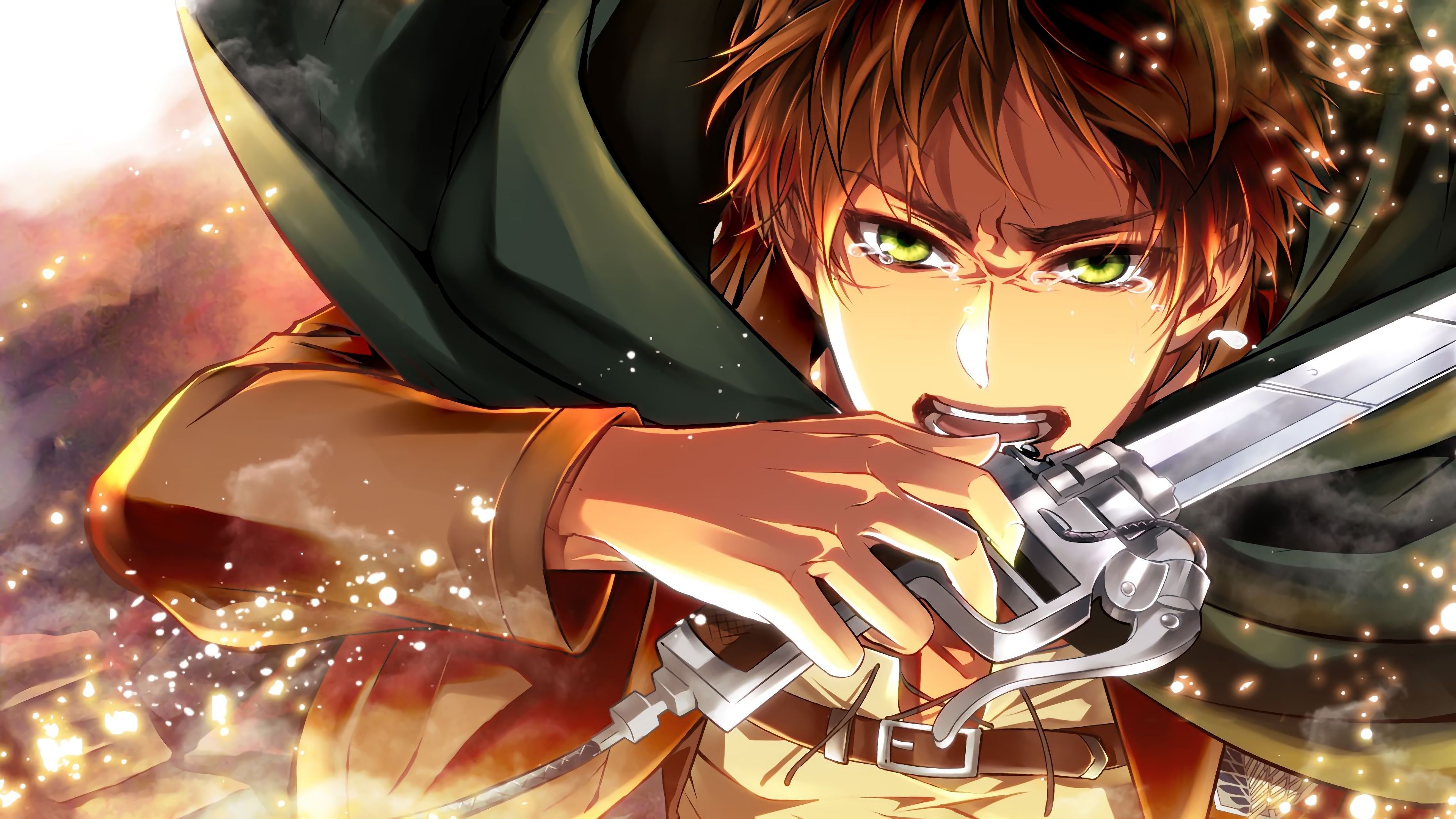 3840x2160 Eren Attack on Titan 4K Wallpaper HD