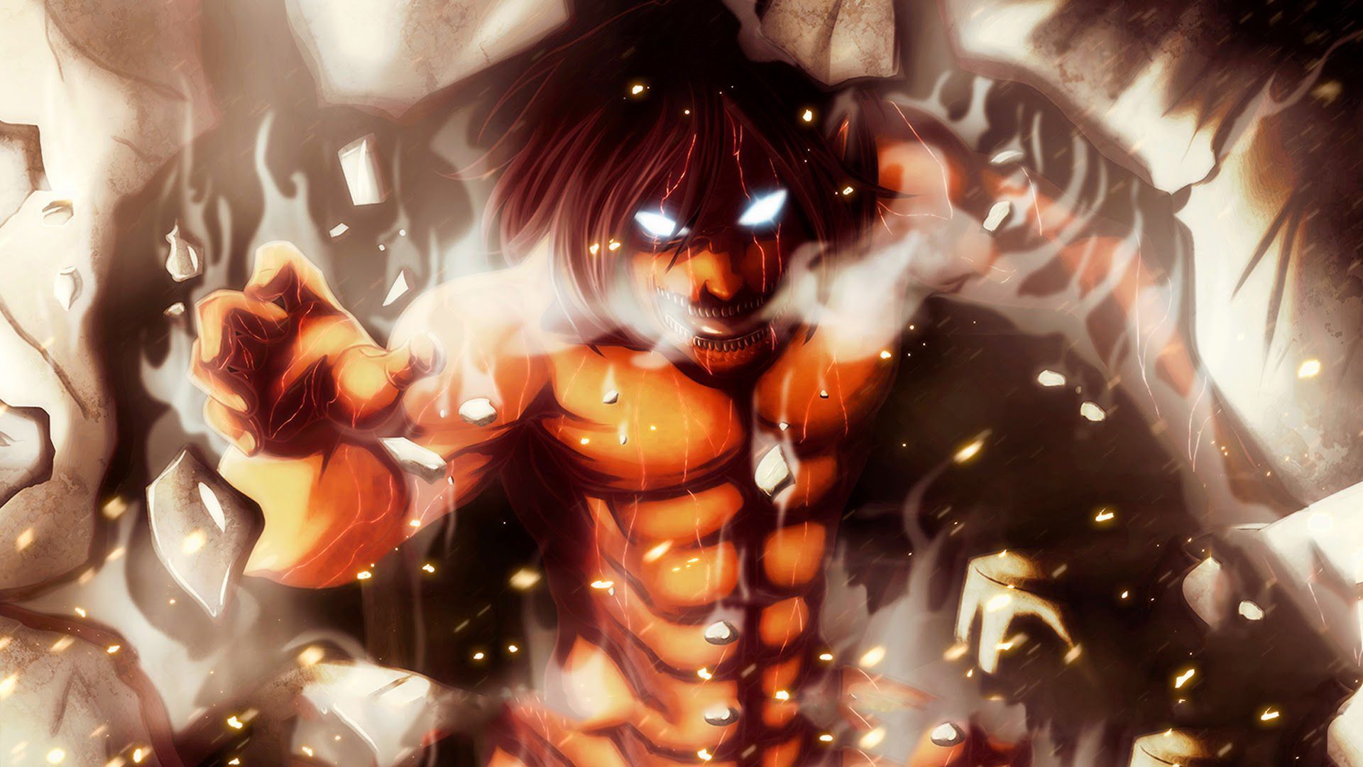 1920x1080 HD Wallpaper: Eren Yeager in Attack on Titan