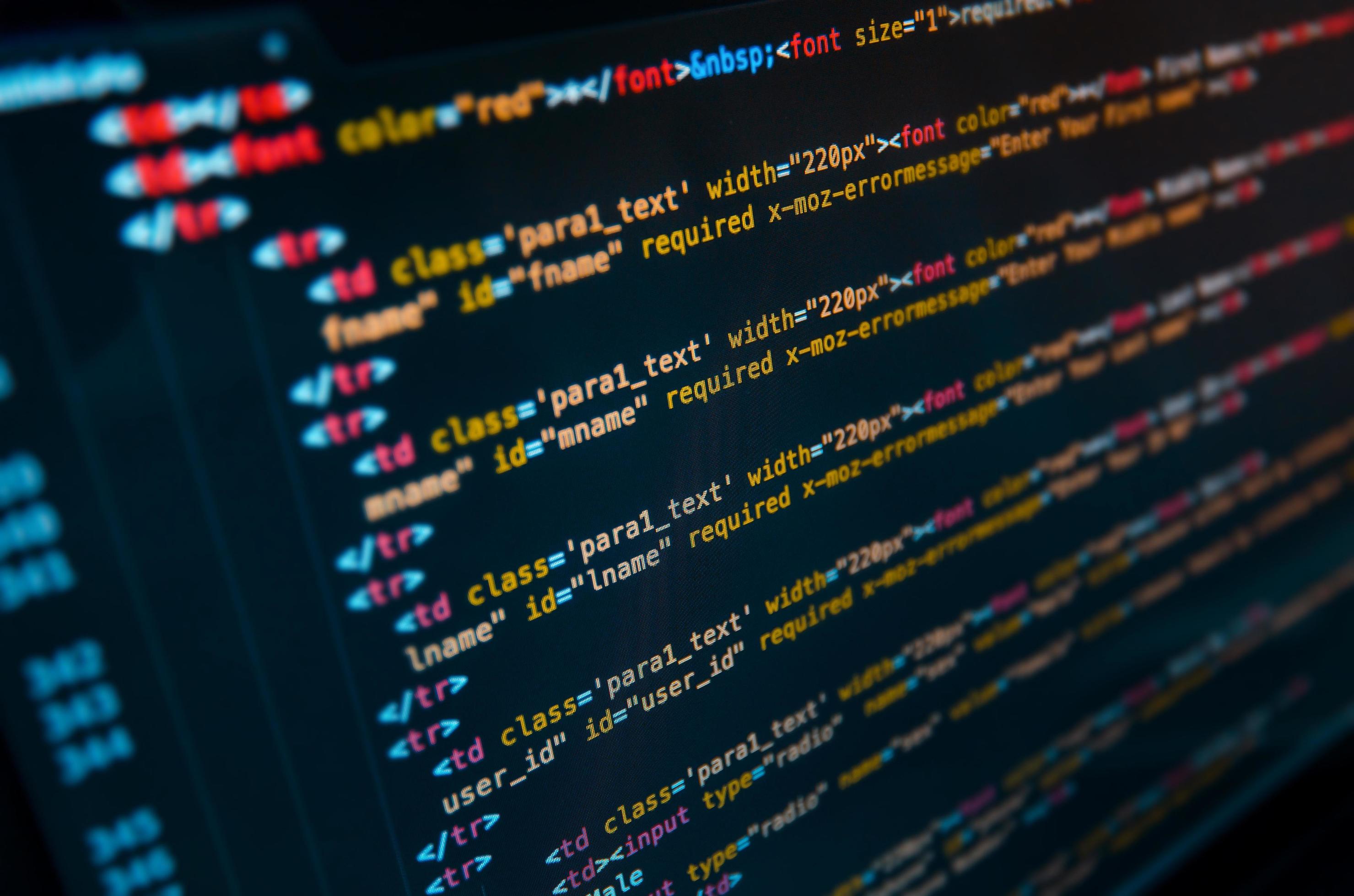 2959x1960 Desktop source code and Wallpaper by coding and programming