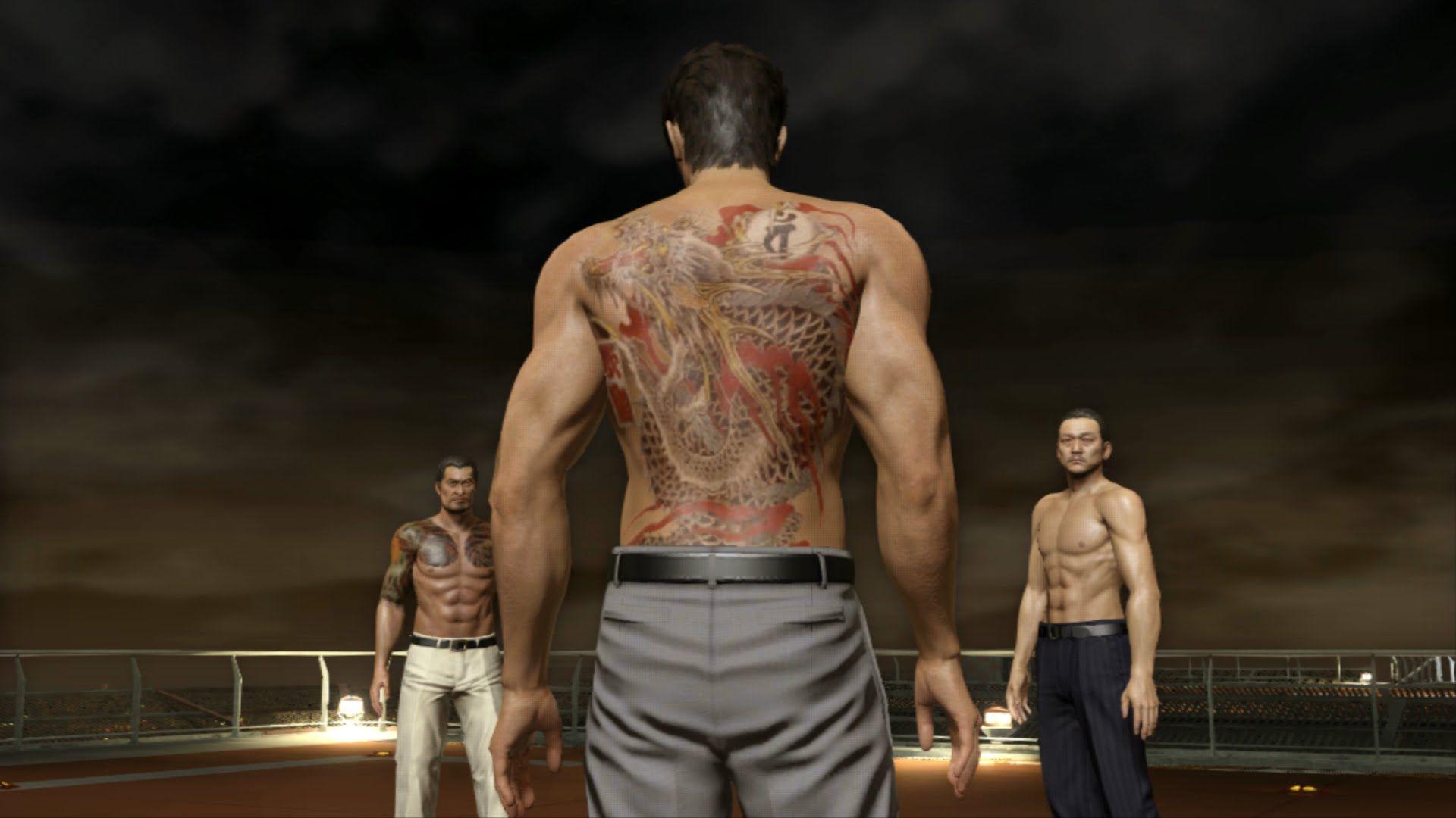 1920x1080 Yakuza 5. Vs. Watase, Katsuya, Saejima