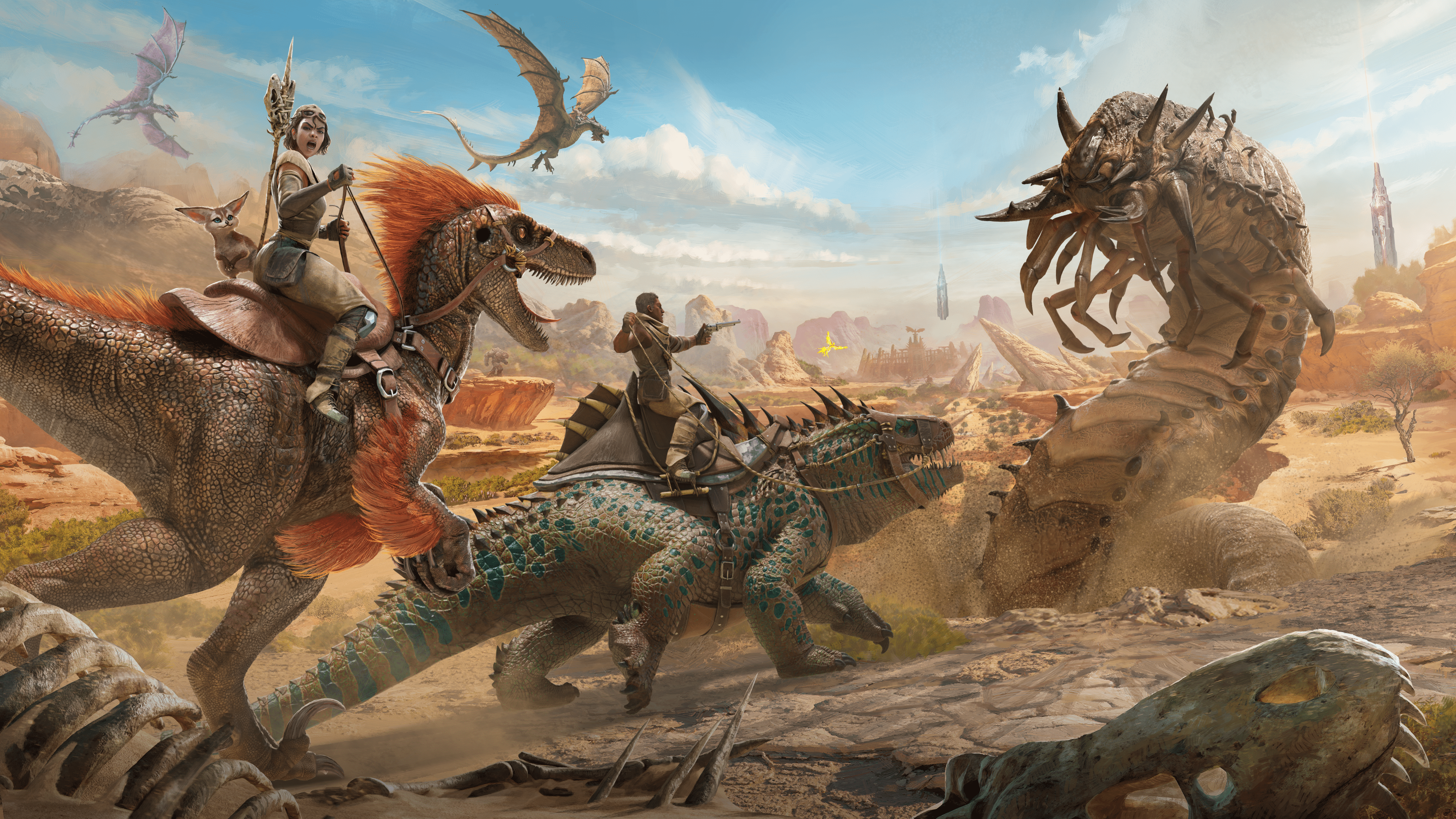 3840x2160 Ark: Survival Ascended is free this weekend alongside Scorched Earth expansion