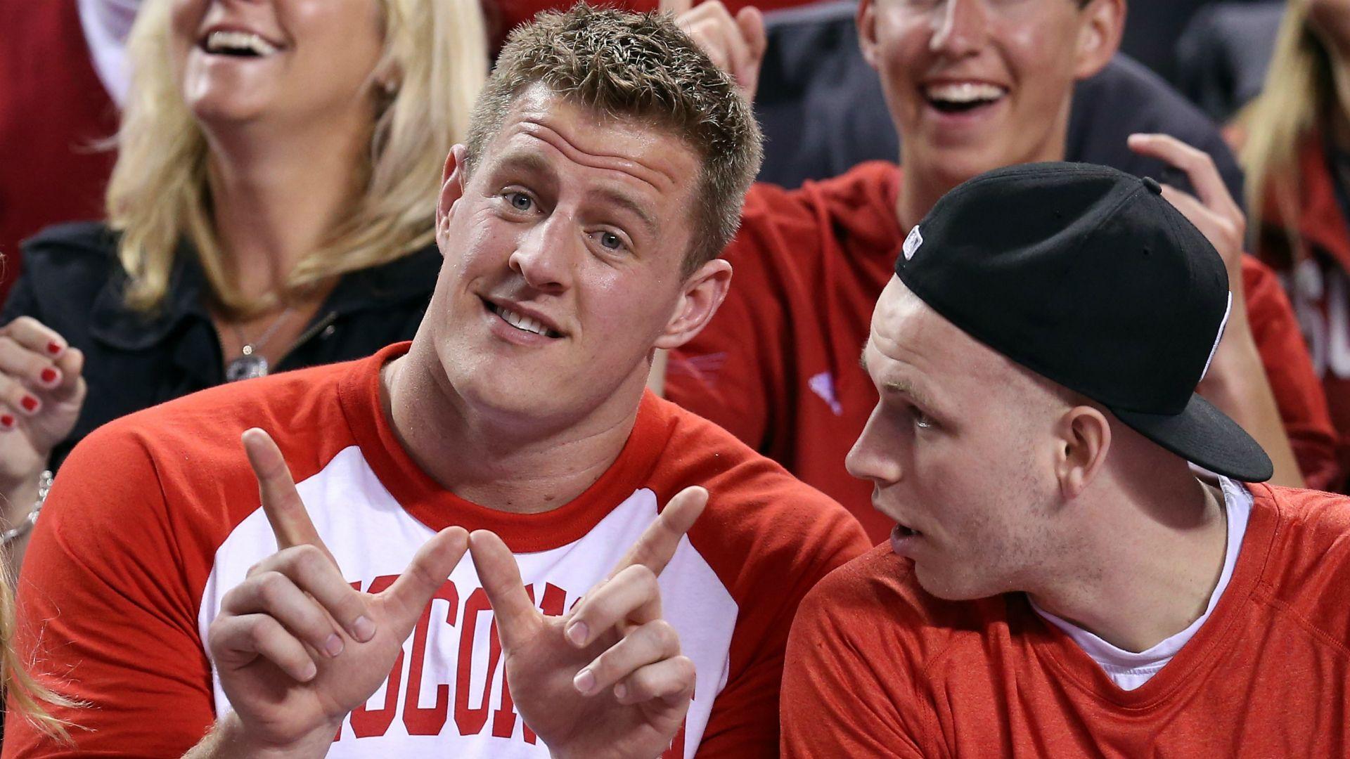 1920x1080 Wisconsin alums J.J. Watt, Sam Dekker mock Minnesota football