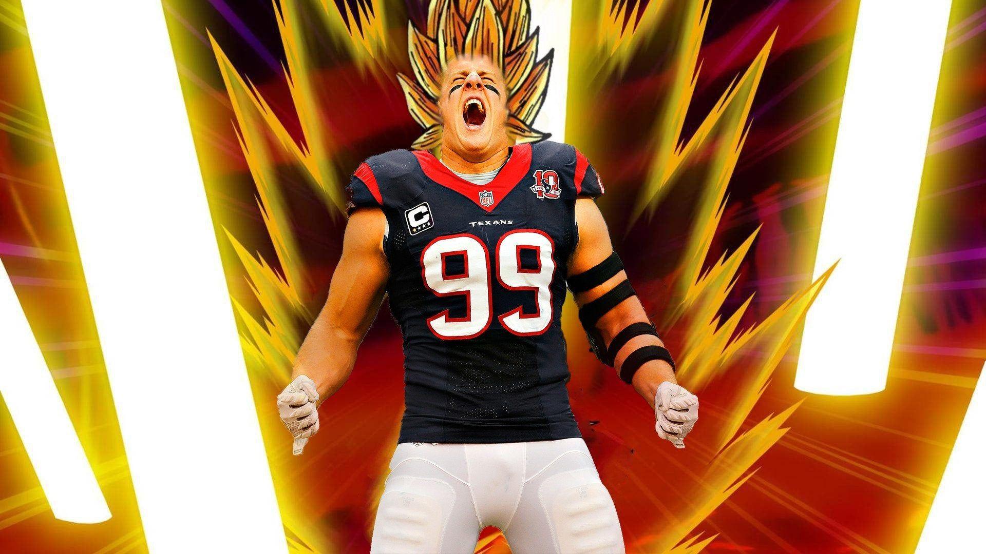 1920x1080 How I picture JJ Watt coming out of the woods next season