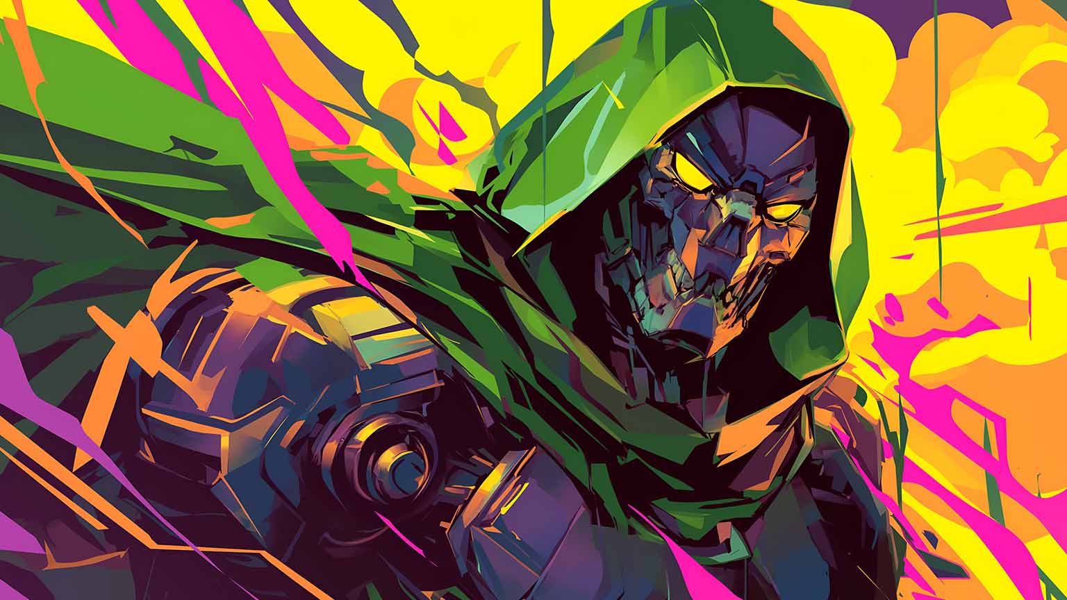 1536x864 Free Victor Von Doom Powerful Aura Desktop Wallpaper 4K
