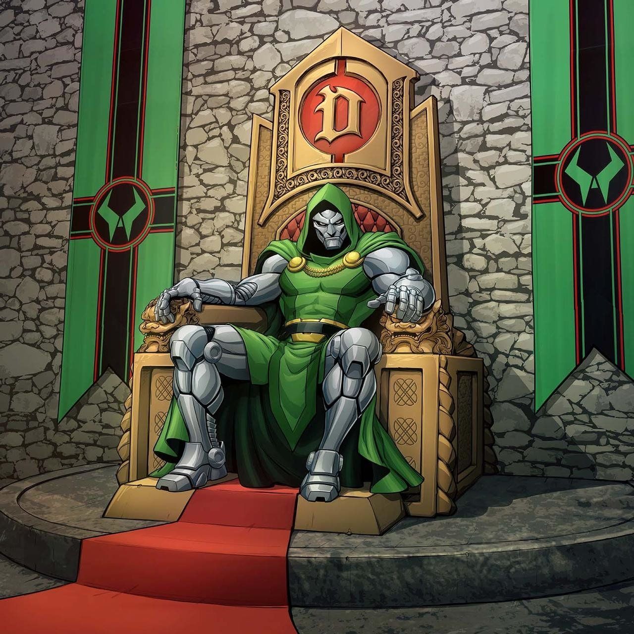 1280x1280 Download Victor Von Doom Doctor Doom Comic Fantastic Four Art