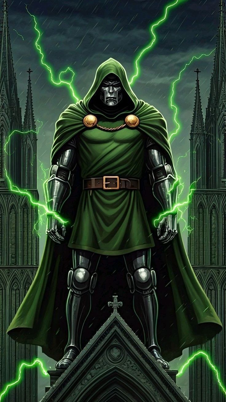 736x1308 Doctor (Victor Von) Doom Comic Digital Art Wallpaper
