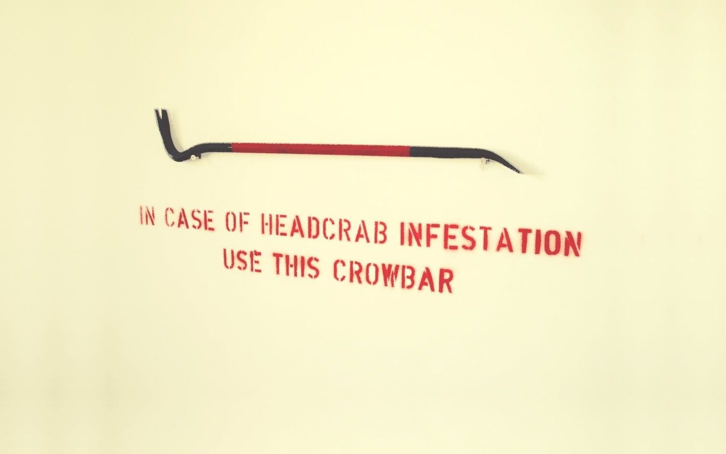 1440x900 Black And Red Crowbar, Half Life, Crowbar HD Wallpaper