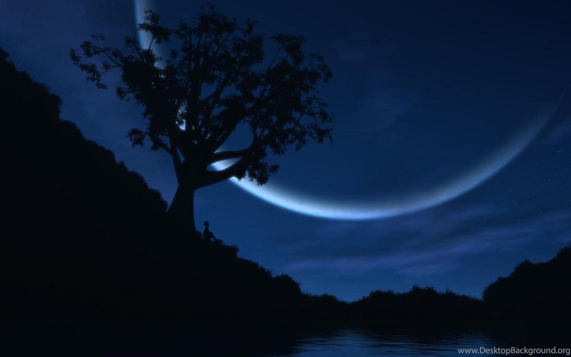 1920x1200 Half Moon Wallpaper