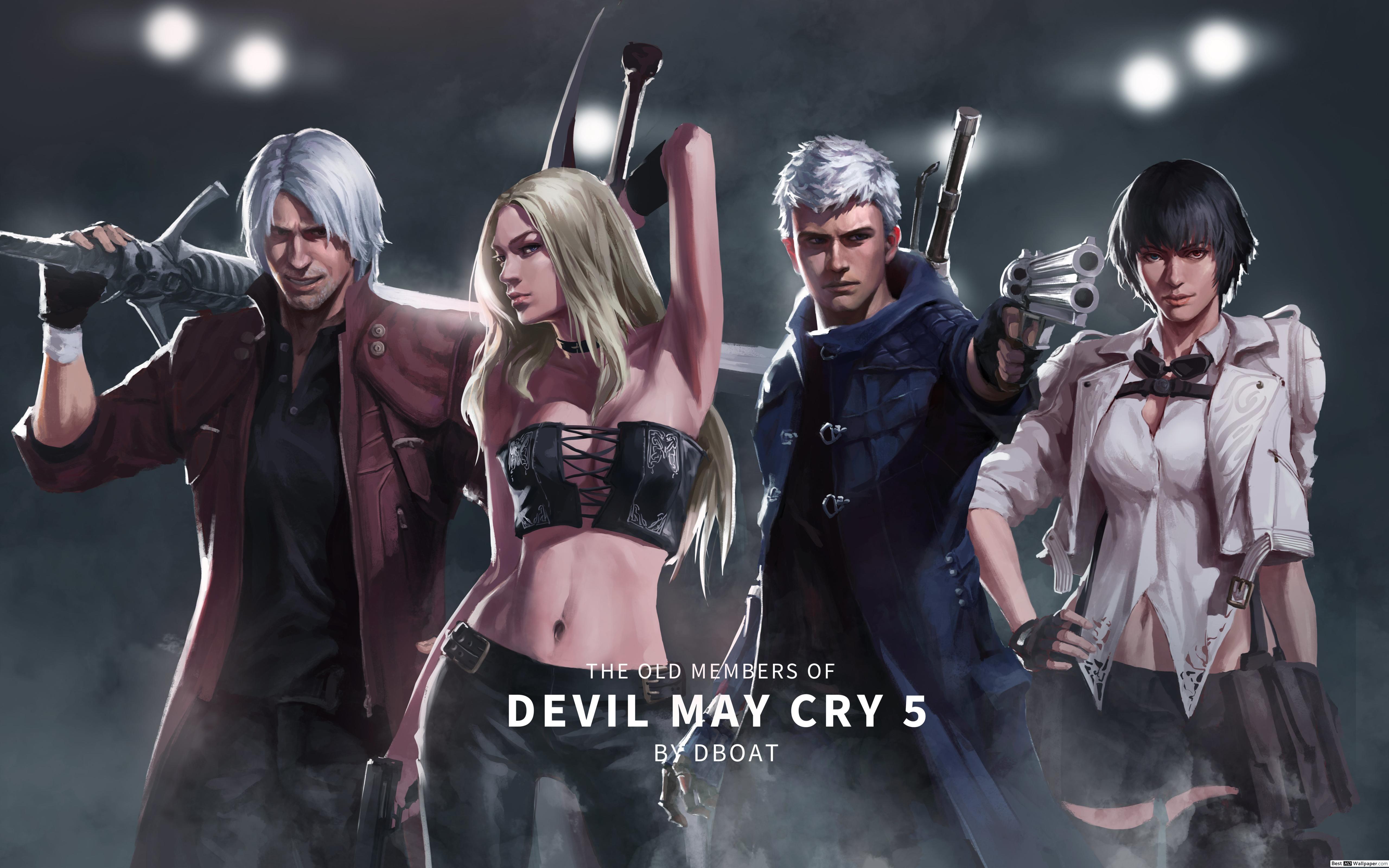 5120x3200 Devil May Cry 5 Heroes HD wallpaper download