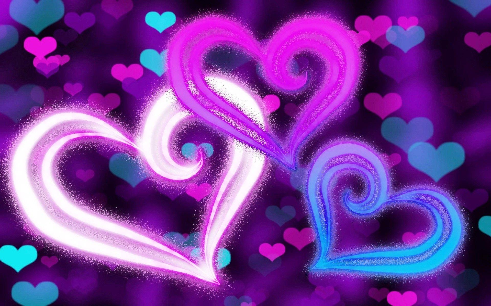 1920x1200 Purple Love Wallpaper