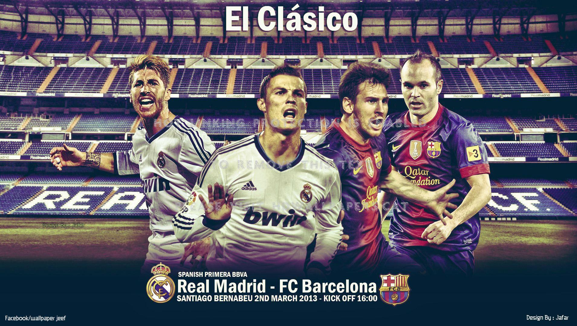 1909x1080 El Clasico Wallpaper Fc Barcelona Messi Bernabéu
