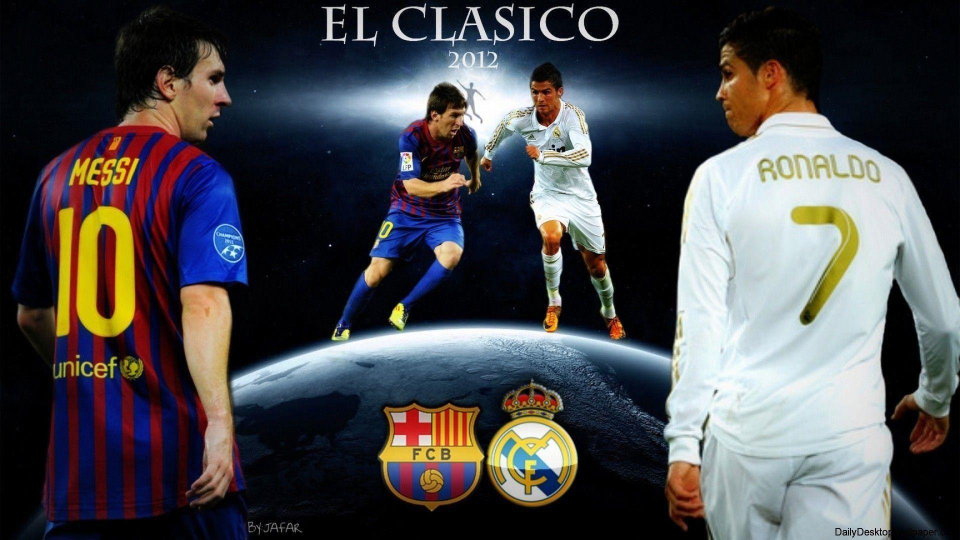 1920x1080 Ronaldo vs Messi Wallpaper 2018
