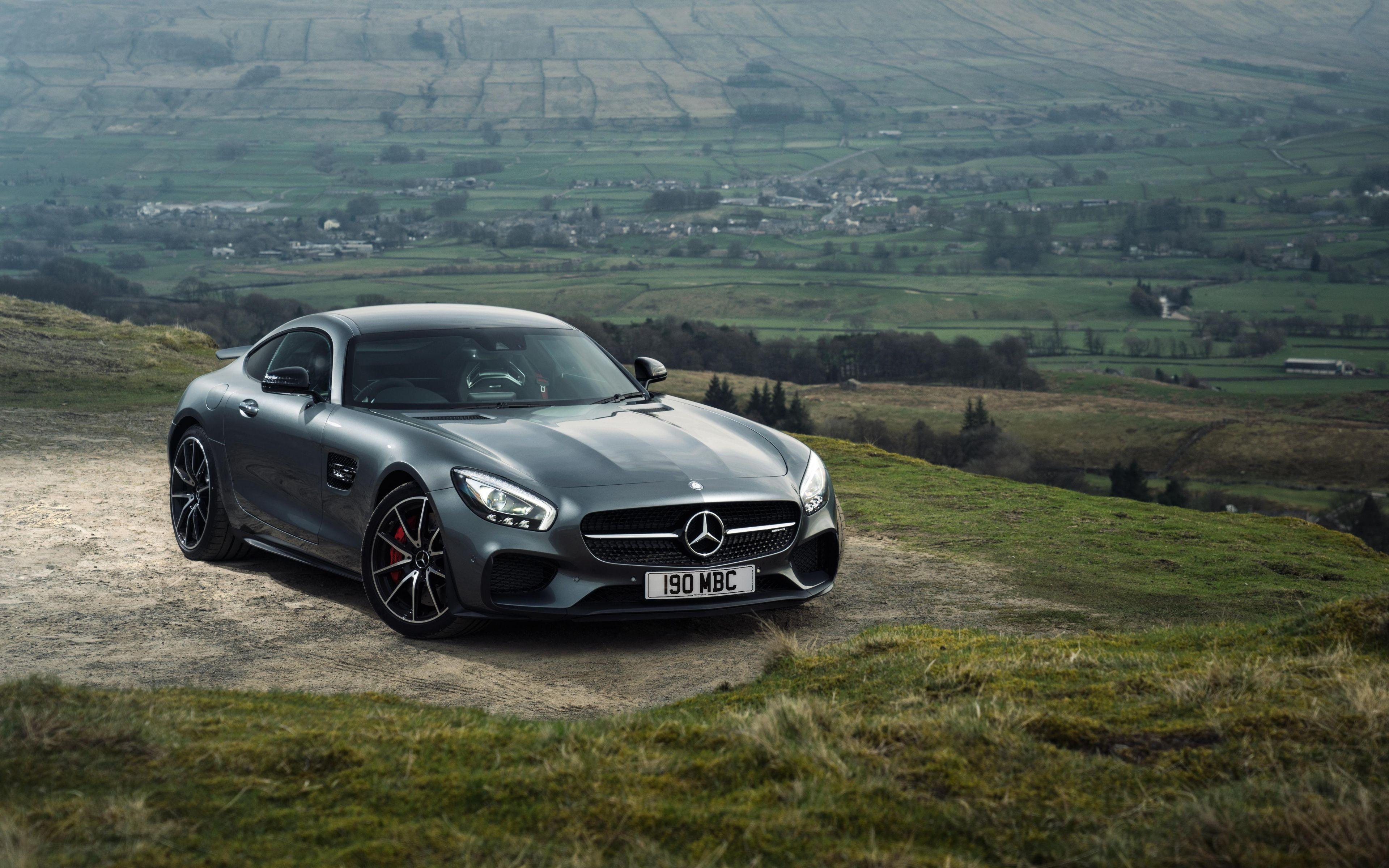 3840x2400 Download 3840x2400 Wallpaper Grey, Sports Car, Mercedes Amg Gt, 4k