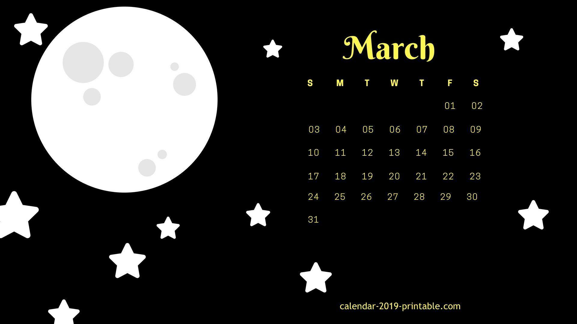 1920x1080 march 2019 amazing desktop wallpaper. Desktop wallpaper calendar, Calendar wallpaper, Free calendar template