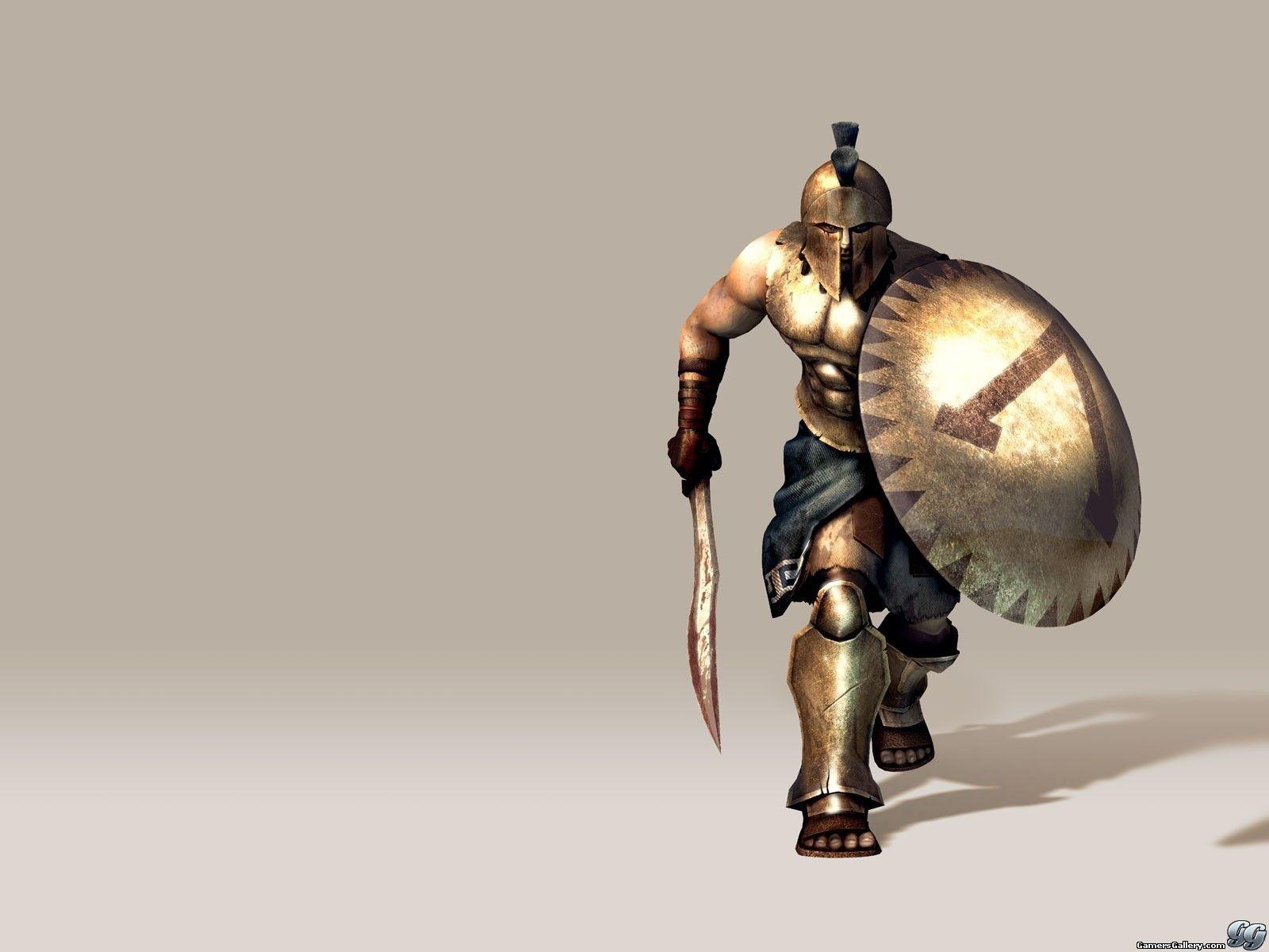 1600x1200 мечи и щиты. Spartan total warrior