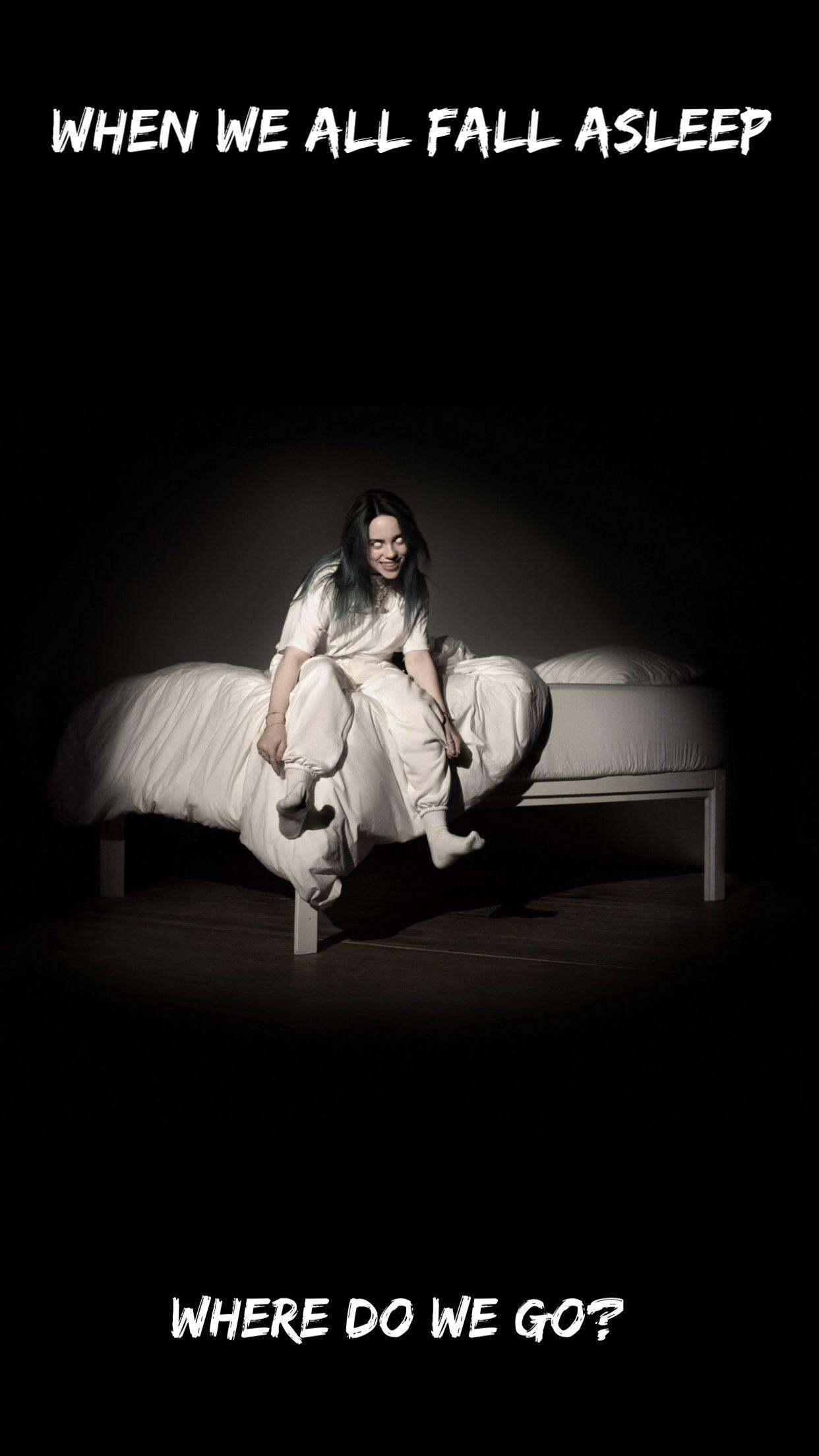 1242x2208 Perfect Billie Eilish wallpaper. How to fall asleep, Asleep