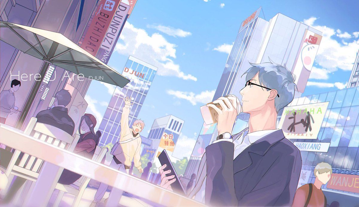 1200x694 E hoje acaba o manhua BL Here U Are, de DJUN. #HereUAre