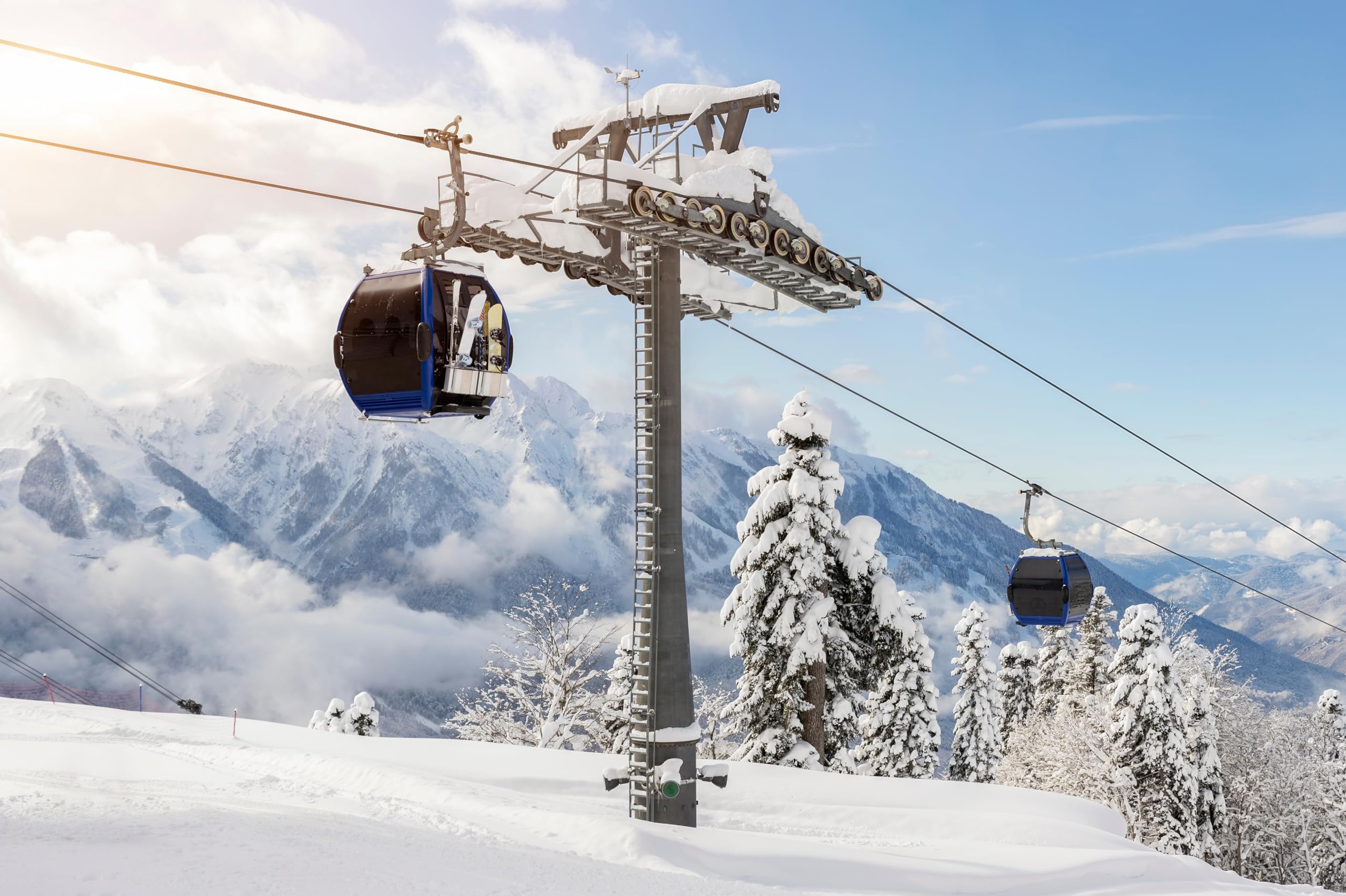 2560x1704 Amazon.com : chnywork 12x8ft Winter Ski Lift Backdrop Snowy Mountain Peaks Luxury Winter Alpine Resort Pine Woods Fir Forest Background Ski Sports Theme Party Decor Photo Shoot Studio Props Wallpaper