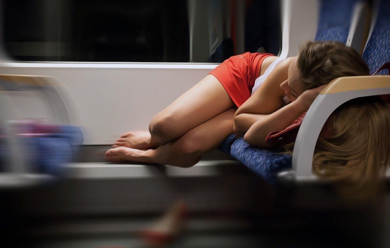 1332x850 Wallpaper girl, background, movement, situation, transport