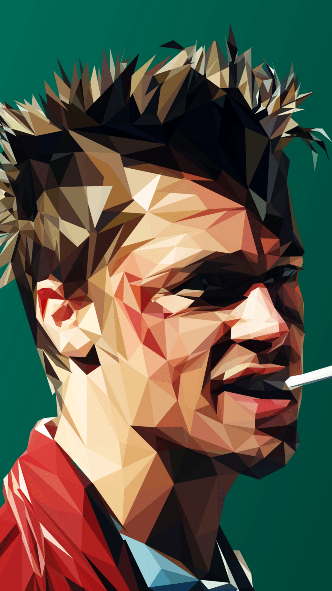 1080x1920 Brad Pitt Wallpaper 4K, Tyler Durden, Fight Club