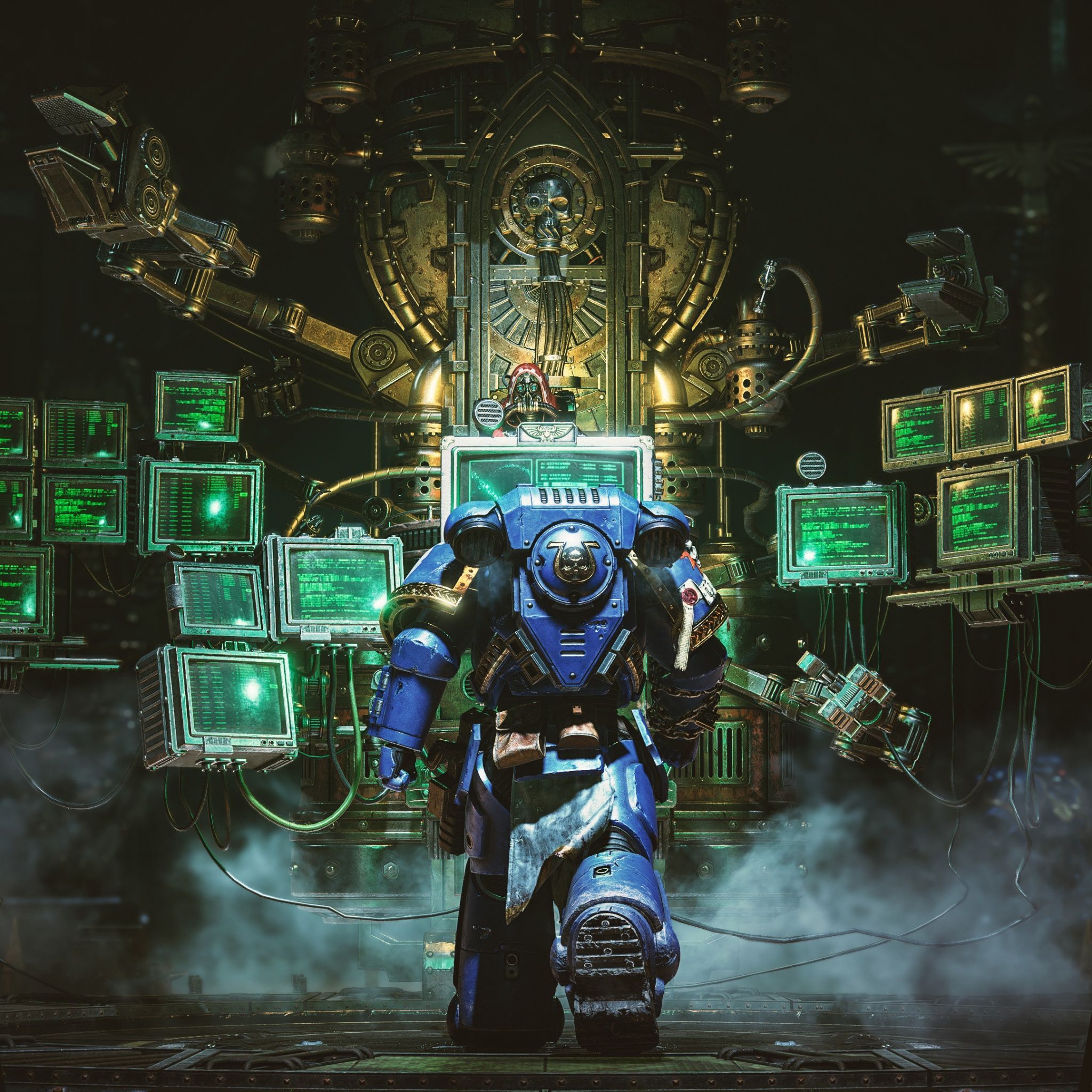 2048x2048 Warhammer 40K Space Marine 2 Wallpaper 4K, Armor, Titus