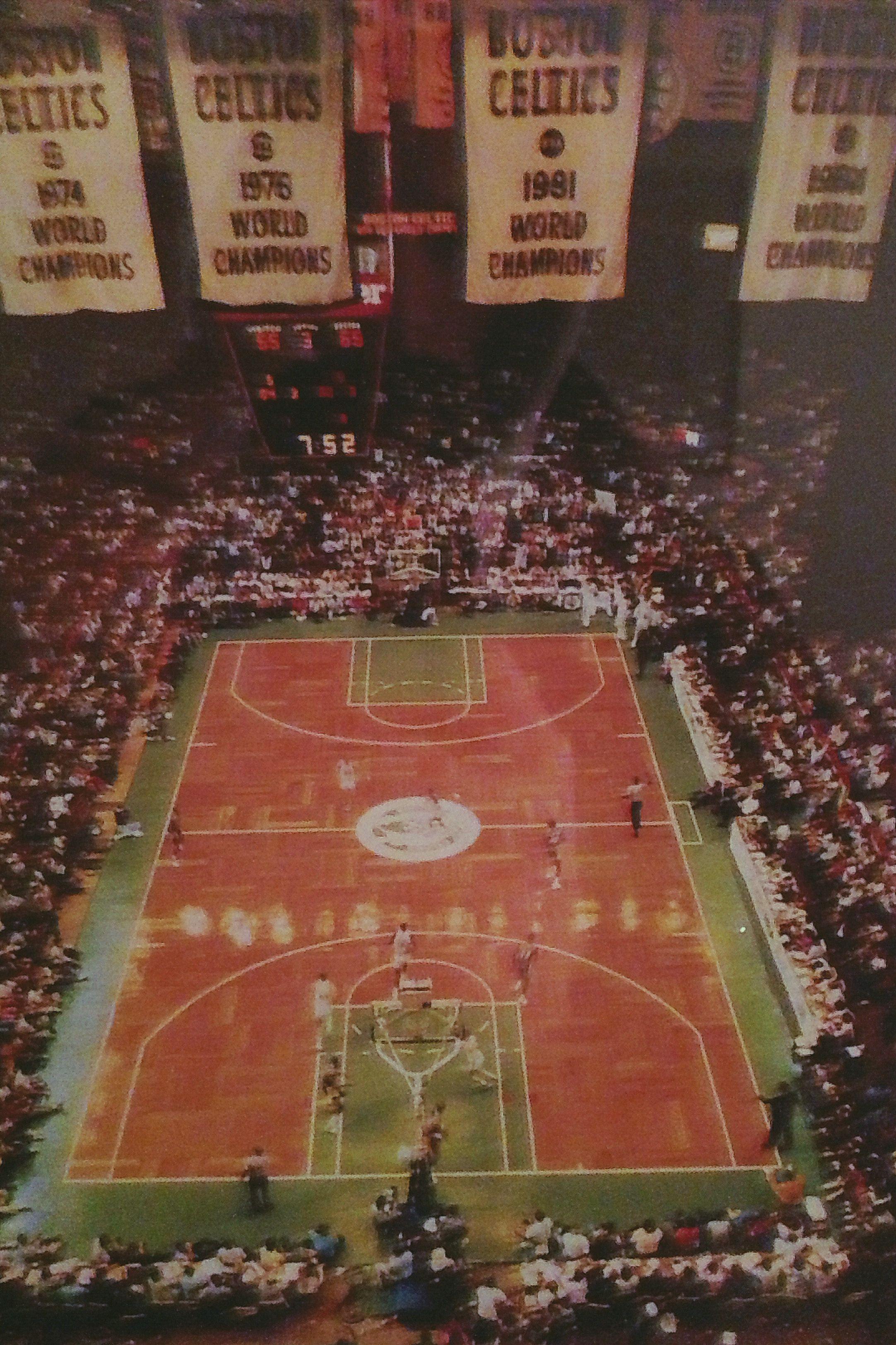 2164x3246 The old Boston Garden. Banner City. Boston