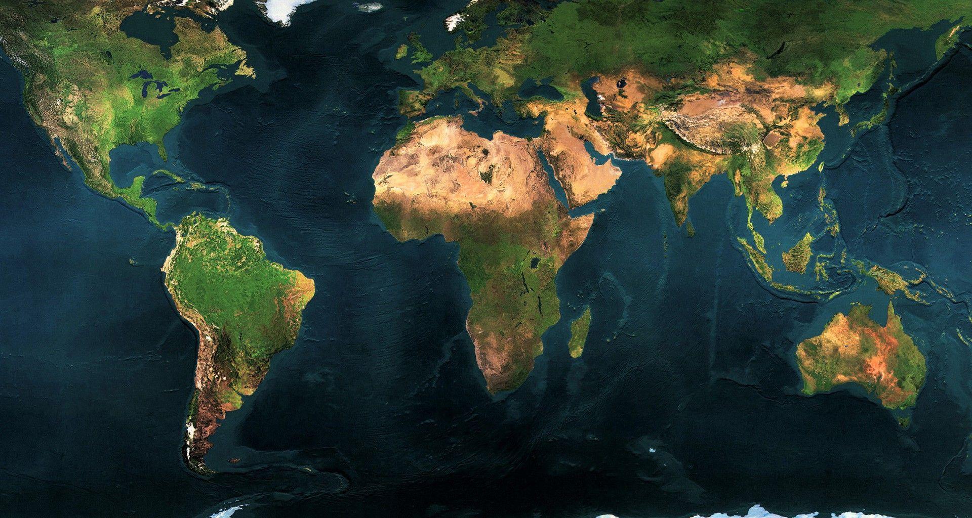 Bản đồ thế giới 1920x1024 ở độ nét cao Sao chép bản đồ thế giới Hình nền cao