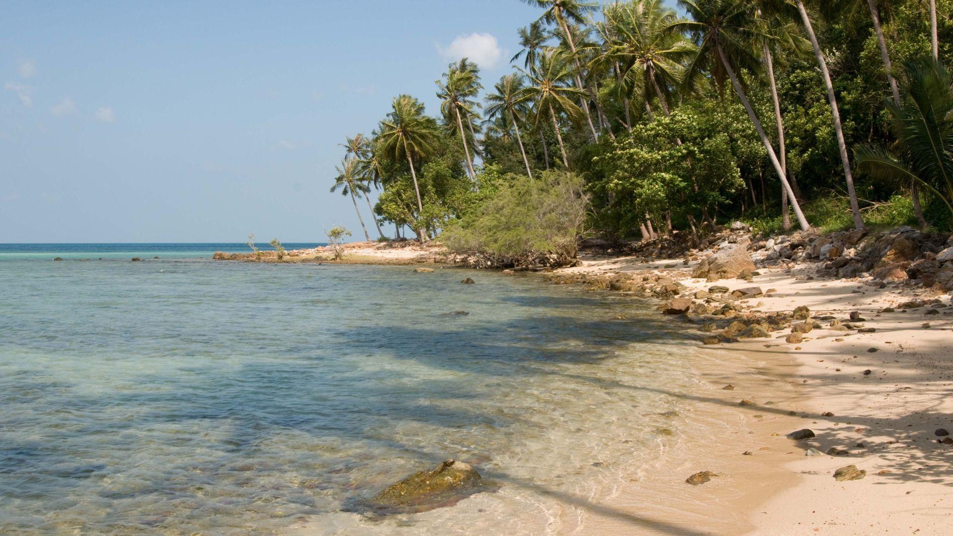 1920x1080 Wild beach on Koh Phangan, Thailand Desktop wallpaper 1920x1080