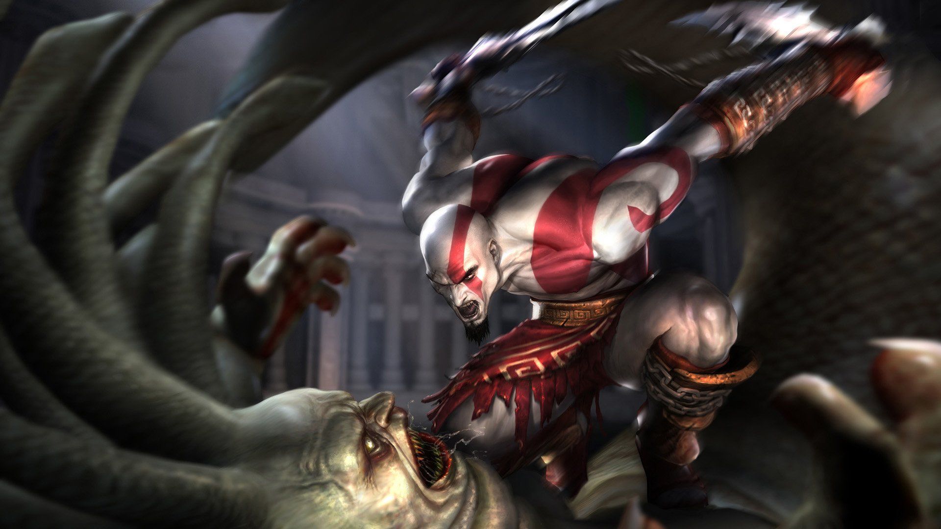 1920x1080 Kratos Battle of War II HD Wallpaper