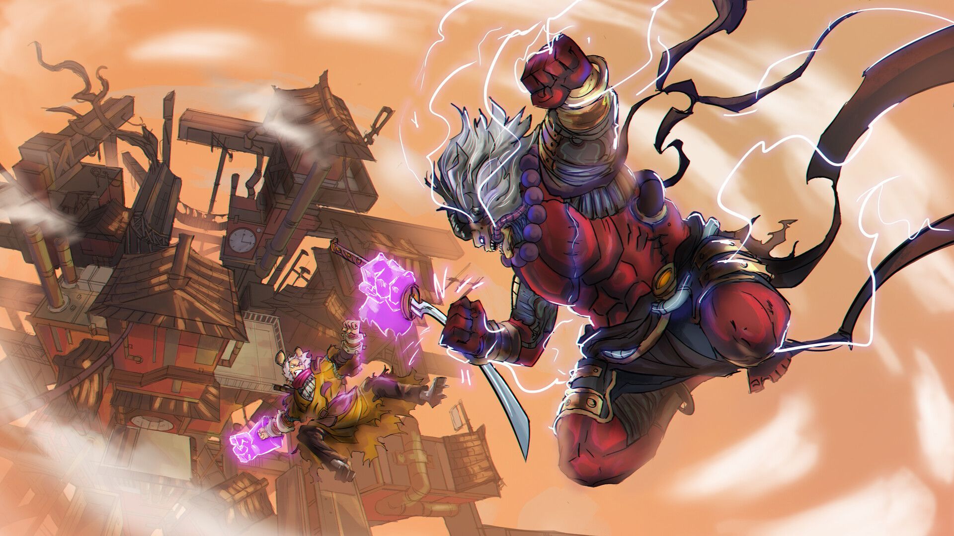 1920x1080 Rat God: Ninkilim vs Raiden