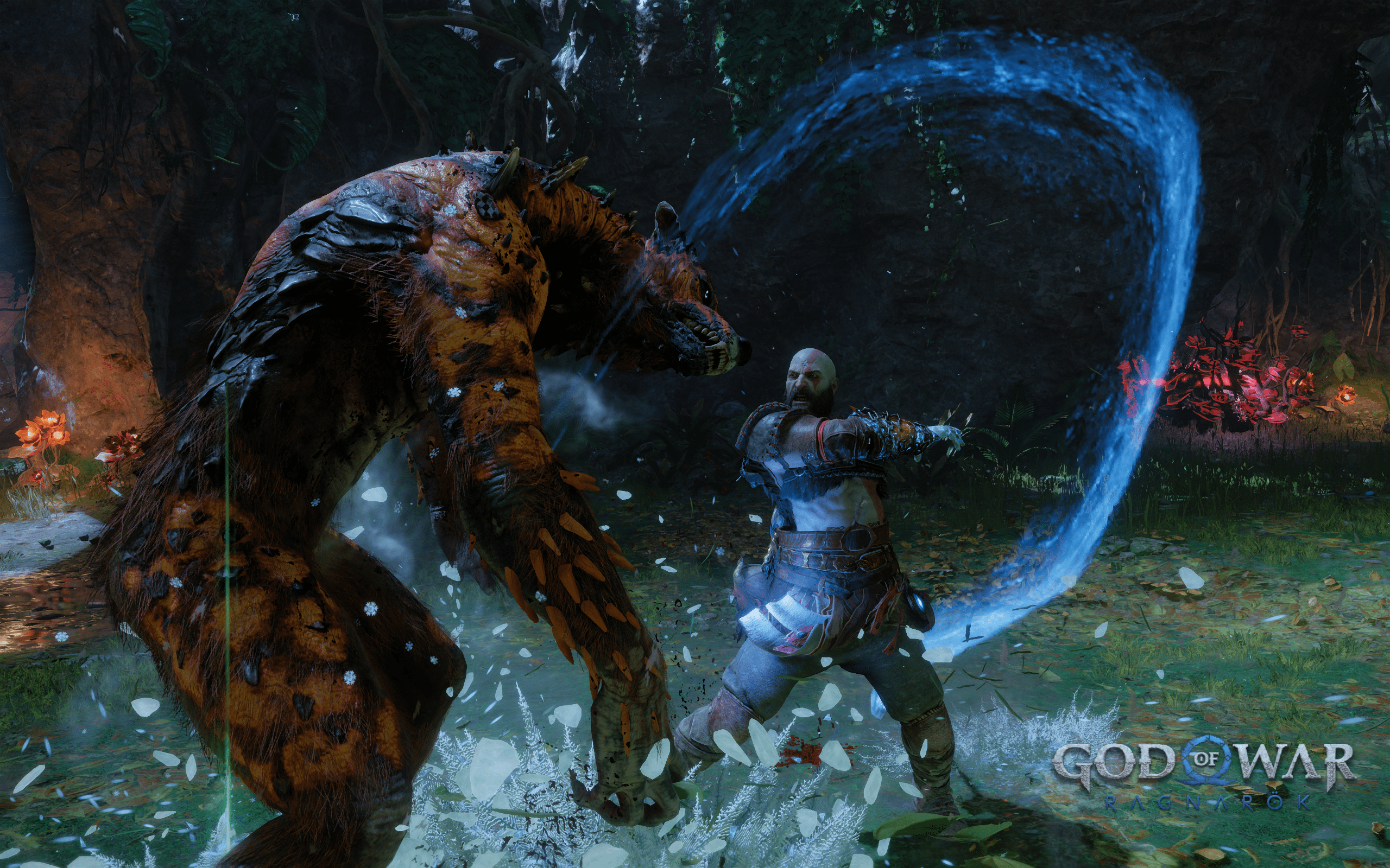 2560x1600 Kratos In Combat Wallpaper Worthy Screenshots I Took In GoW:Ragnarok