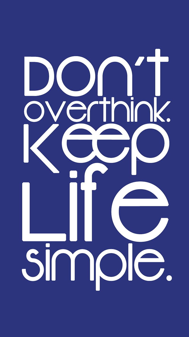 800x1423 Simple Life, quote, HD phone wallpaper