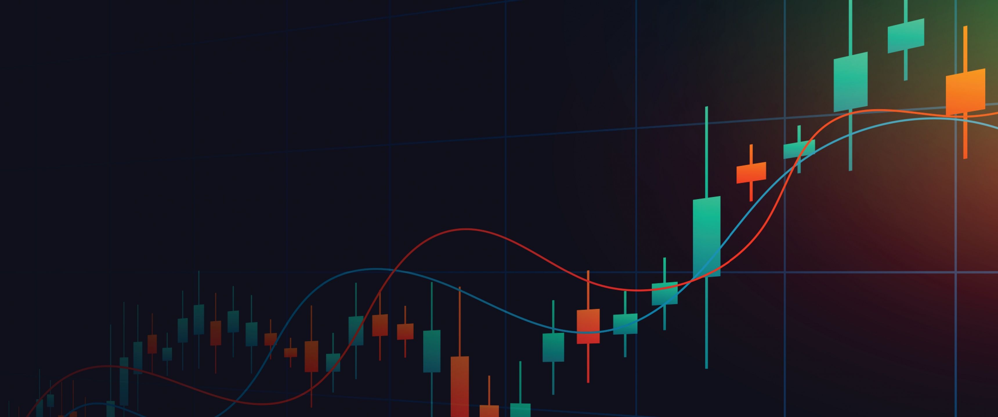 3440x1440 Day Trading Wallpaper 4K, Candlestick pattern, Stock Market