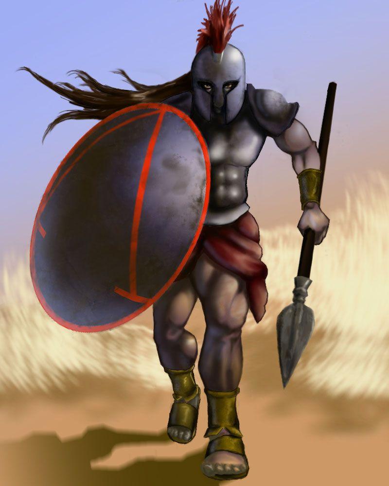 800x1000 Spartan Warrior