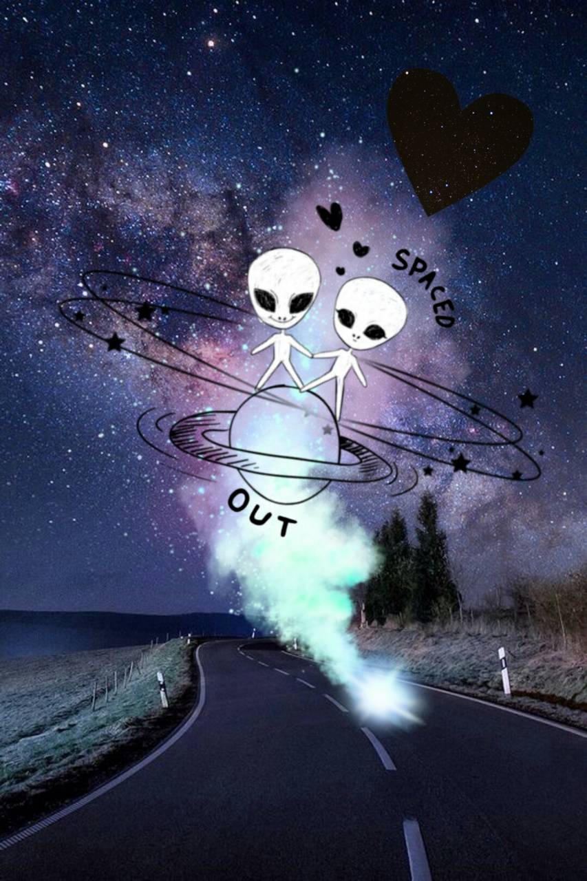 853x1280 Alien Galaxy wallpaper