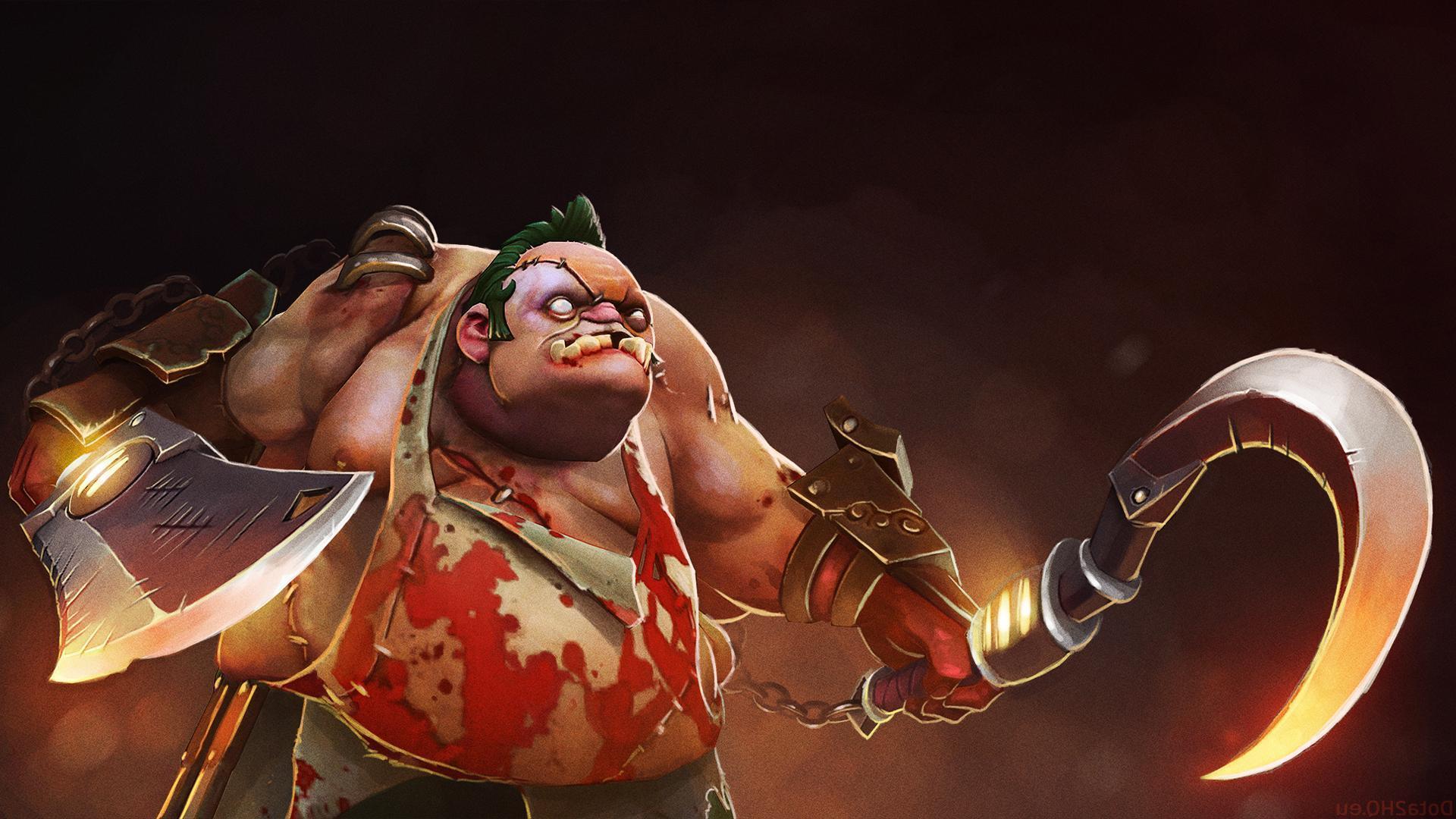 dota 2 pudge portrait