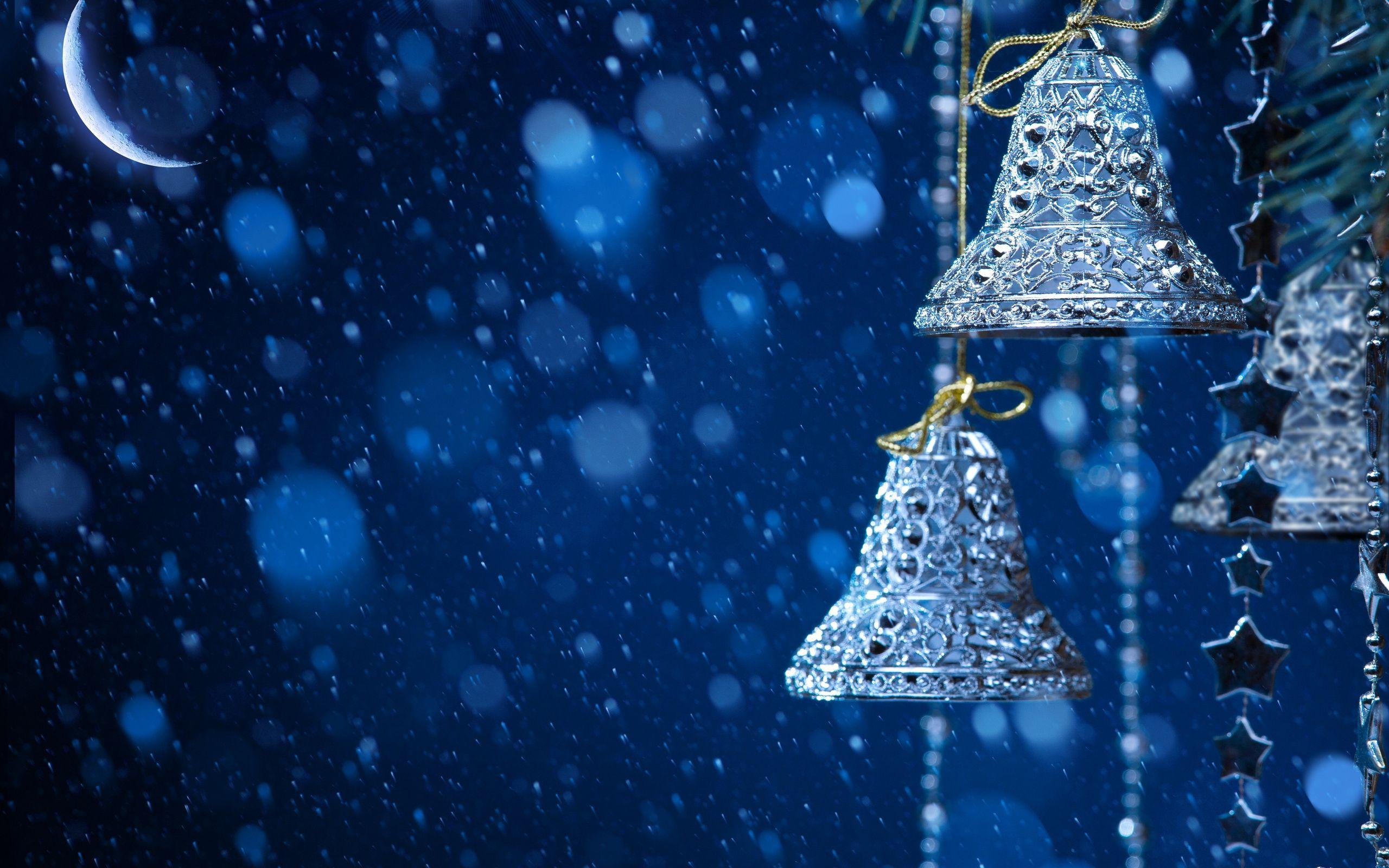 2560x1600 Christmas New Year Bell Wallpaper HD / Desktop and Mobile Background