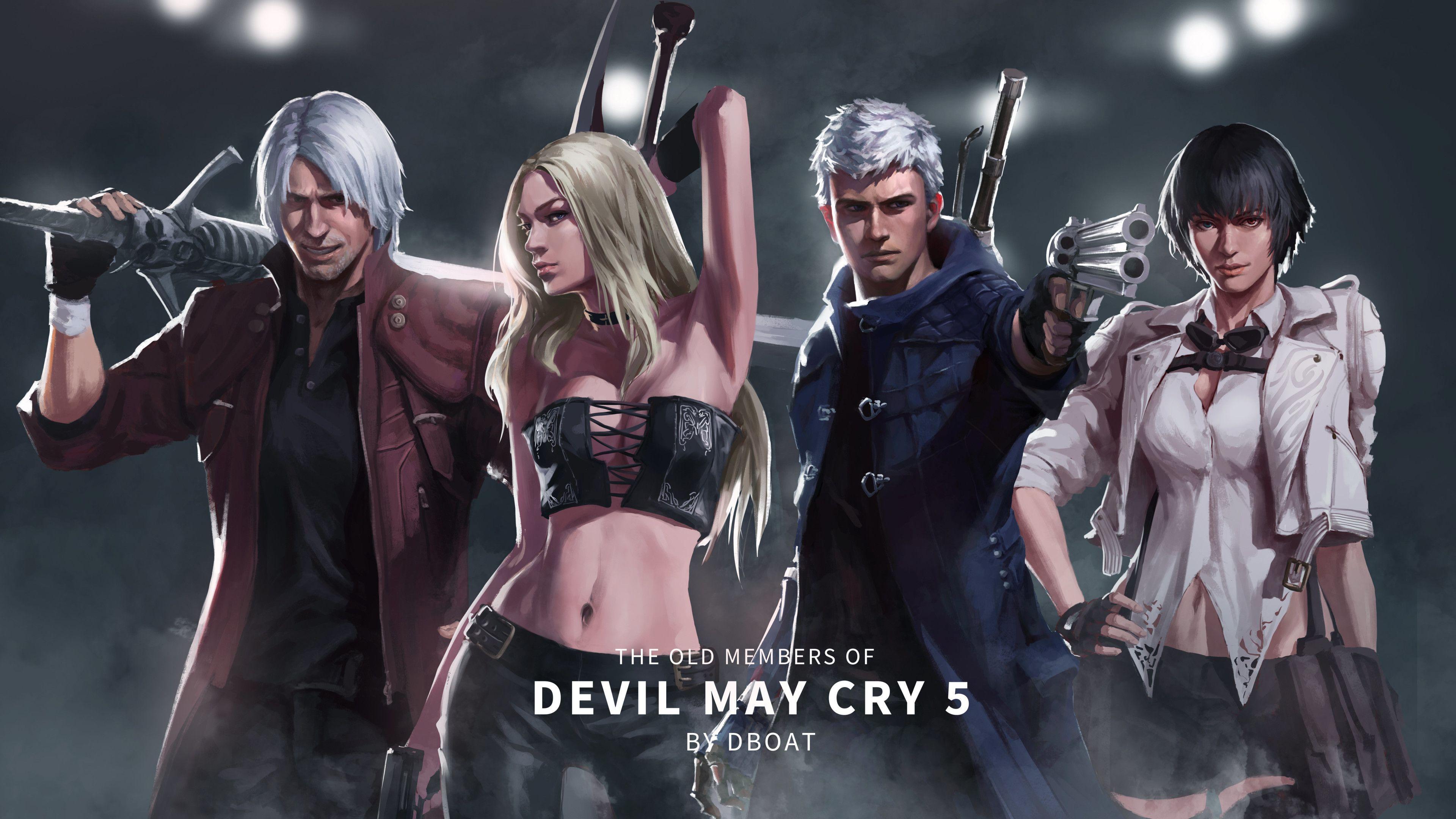 Edited the characters loading screens into Wallpapers Feel free to use  them  rDevilMayCry