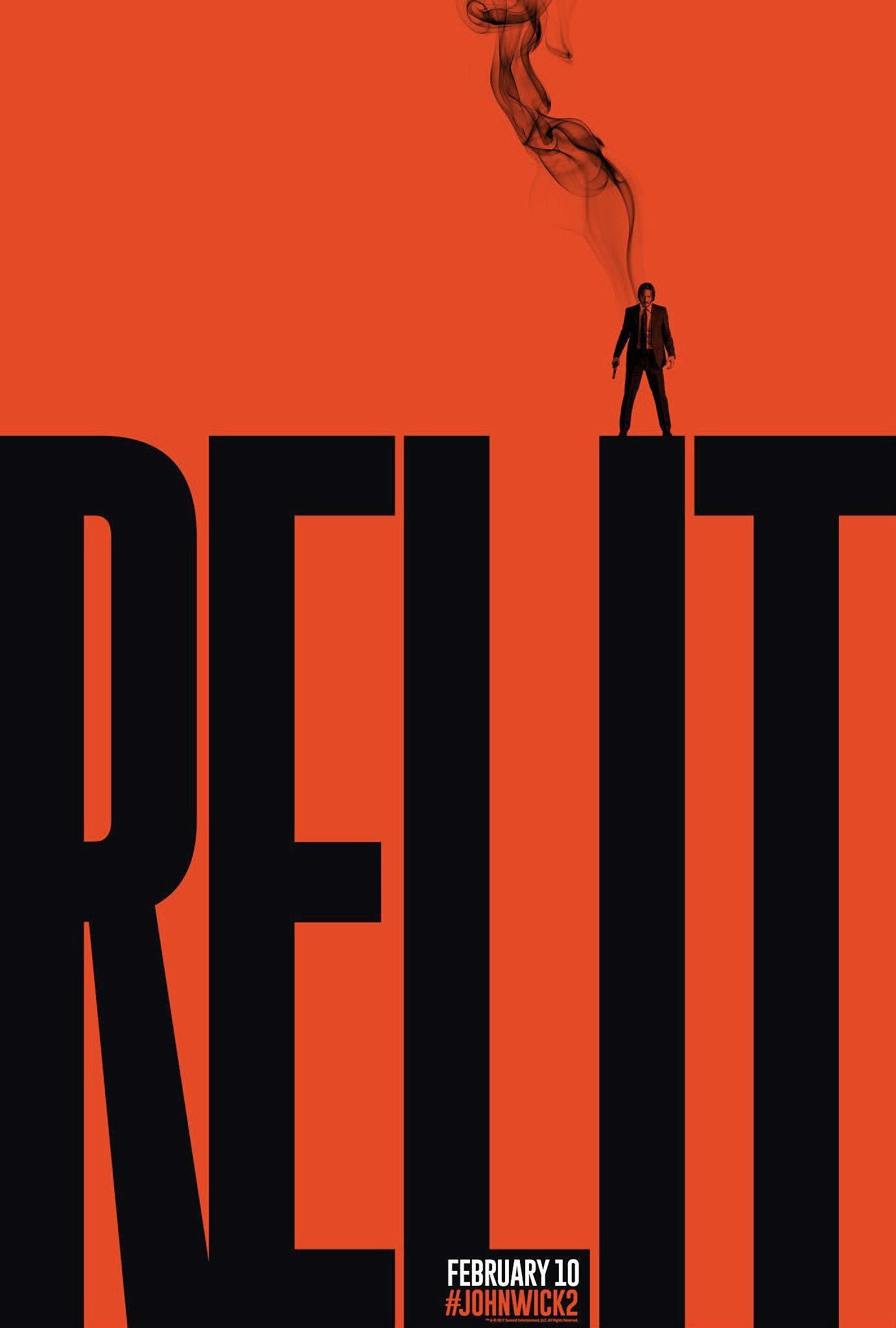 1382x2047 John Wick' Gets 'Relit' in Awesome New 'Chapter 2' Poster