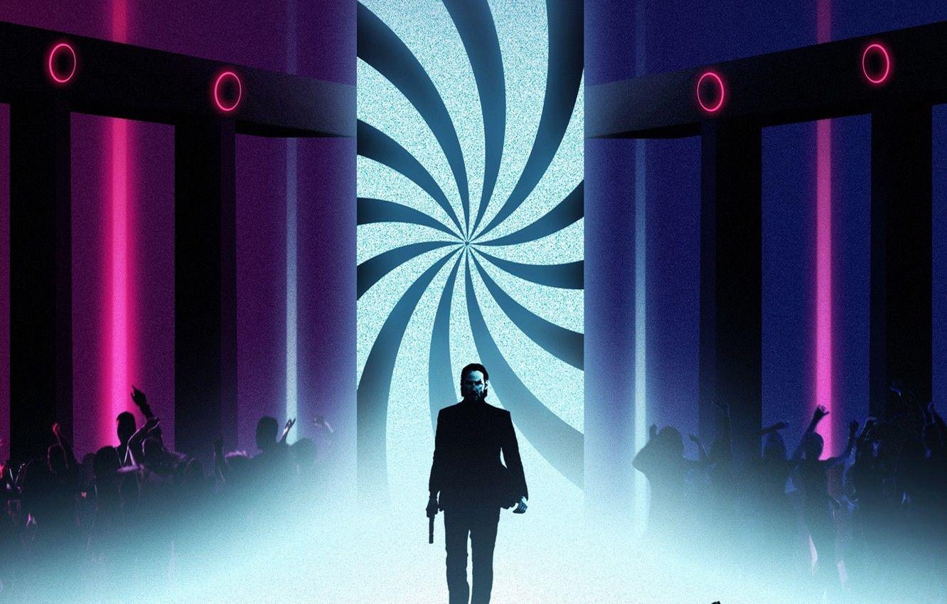 1332x850 Wallpaper killer, killer, art, Keanu Reeves, John Wick, john wick