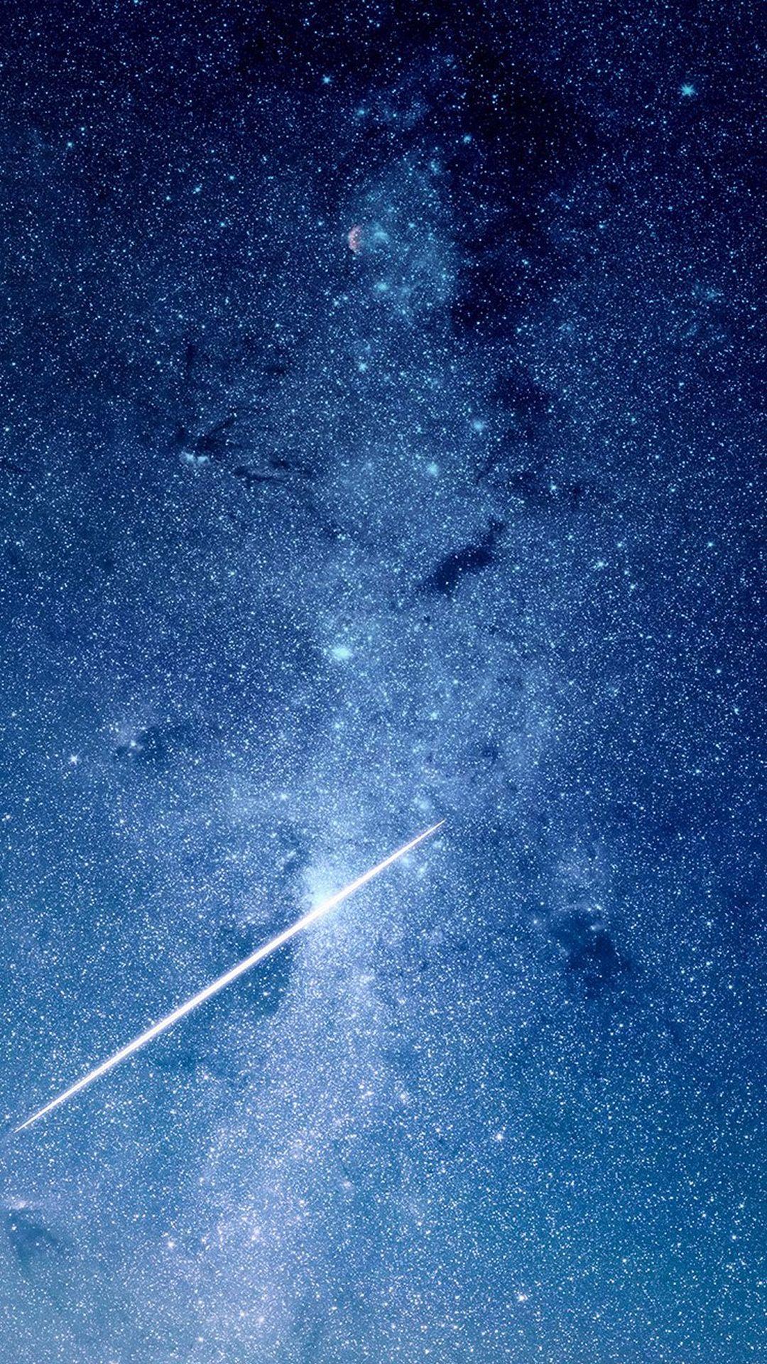 1080x1920 Star Night Space Blue Galaxy Nature iPhone 8 Wallpaper Free Download