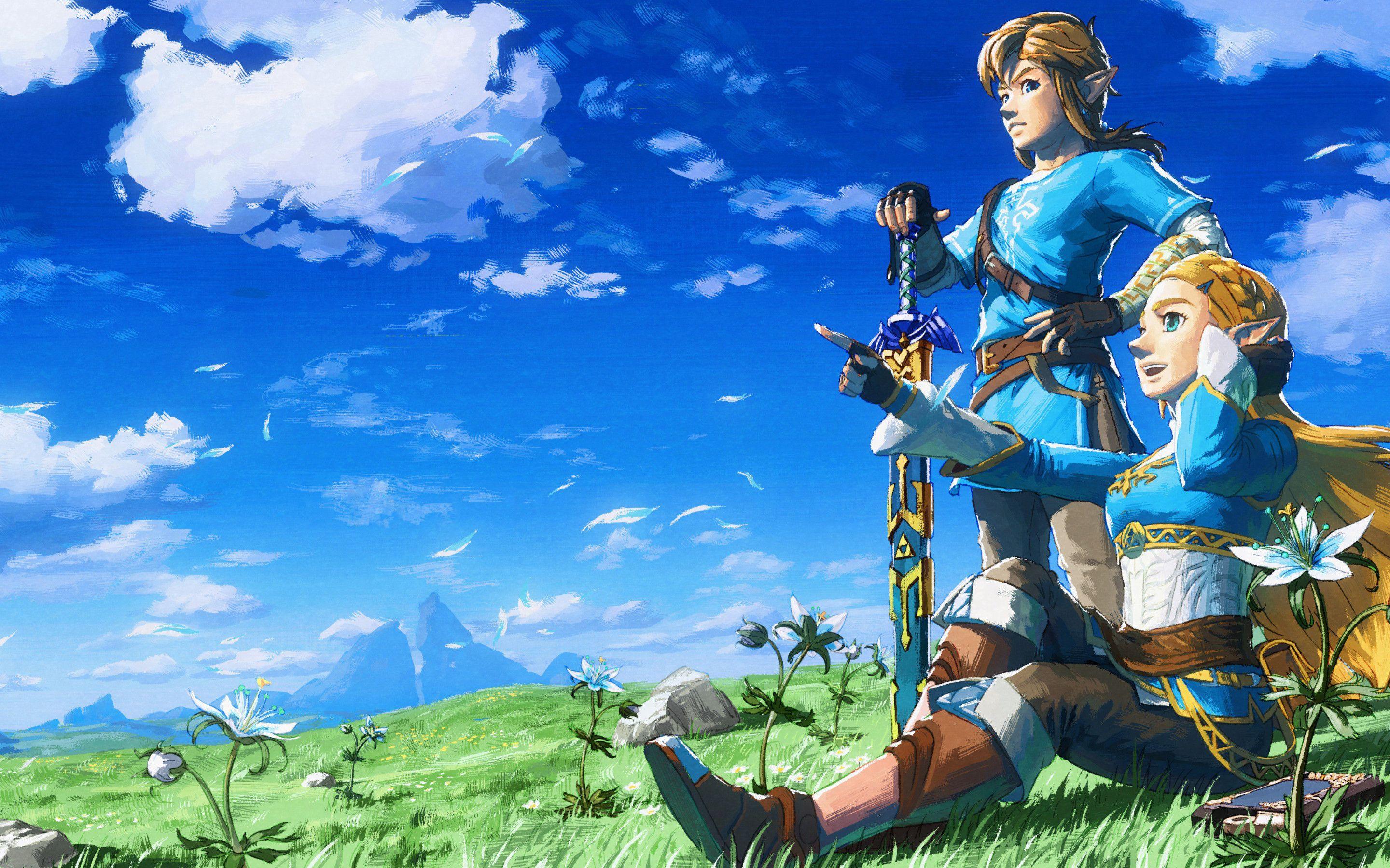 2880x1800 The Legend Of Zelda Breath Of The Wild 4k Macbook