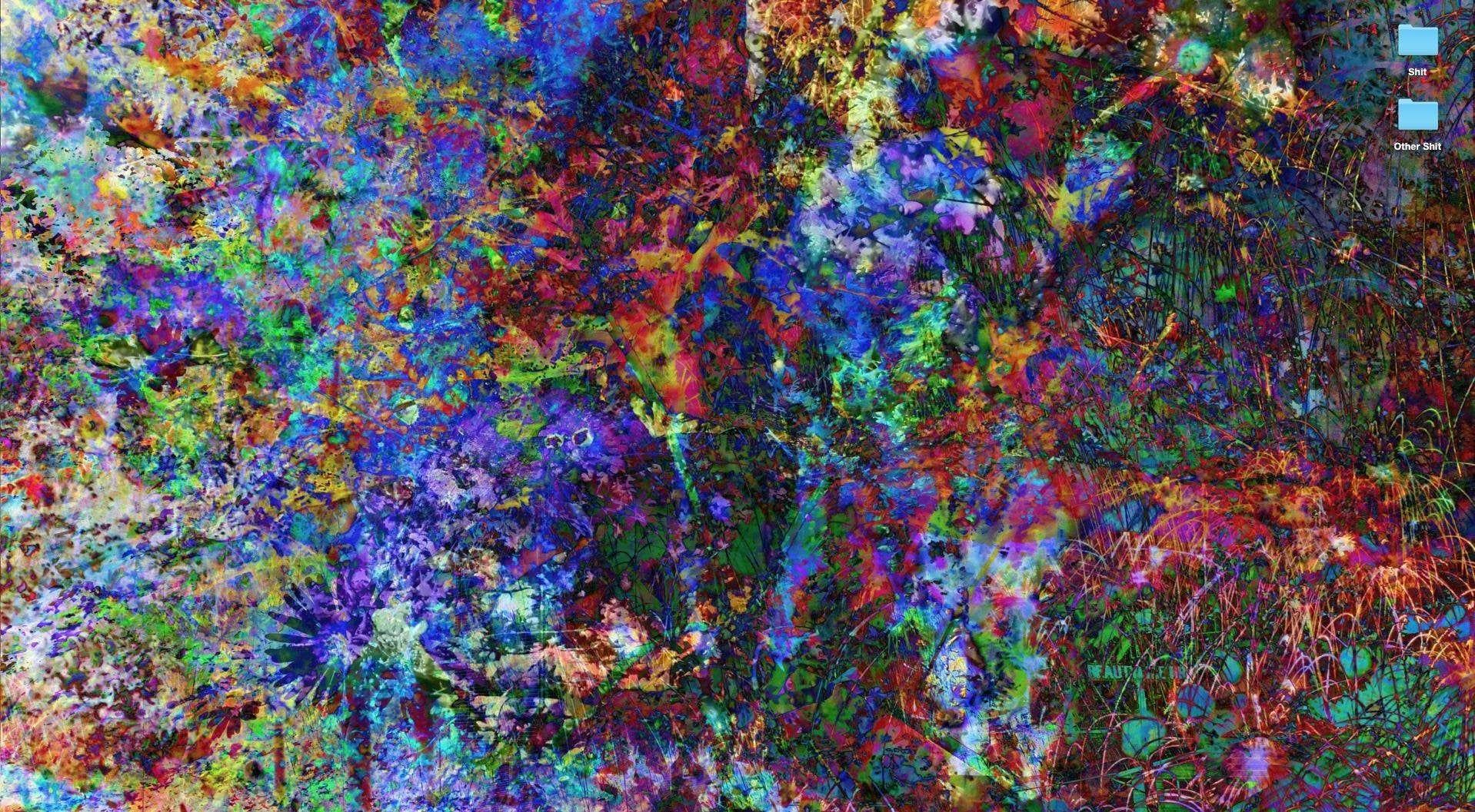 1918x1057 Screw it, I'll just become Jackson Pollock as my wallpaper. I can