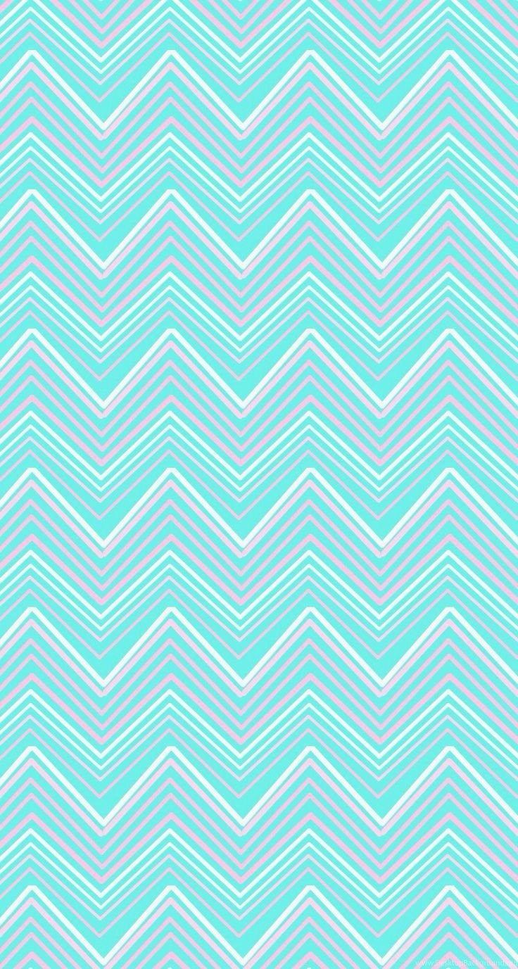 736x1377 Aqua Blue Pink Chevron iPhone Wallpaper Phone Background Lock