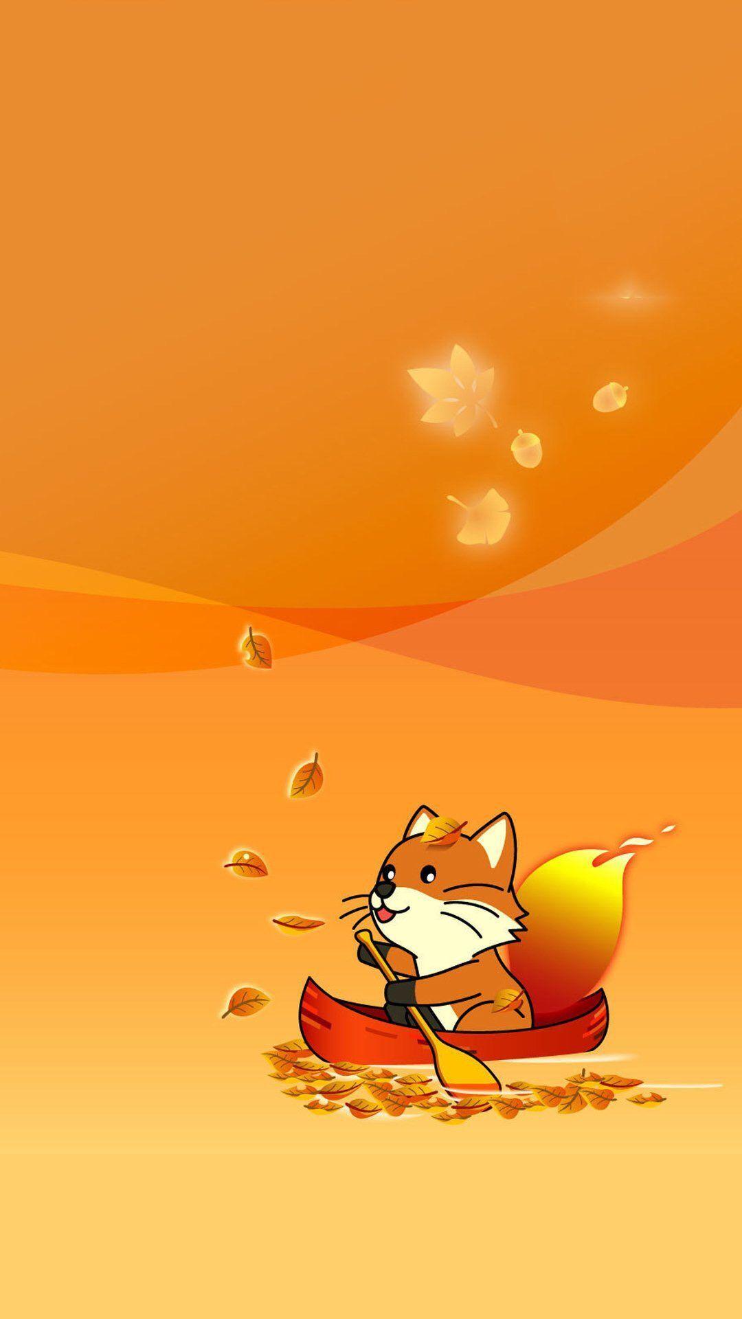 1080x1920 Fox so cute. Fall wallpaper, iPhone wallpaper fall, Cute fall wallpaper