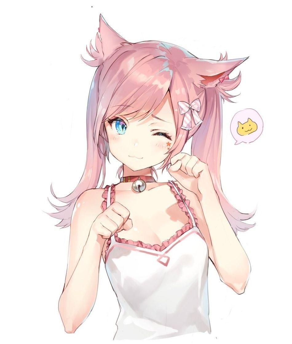 950x1120 Wink, Fox Girl, Cute, Anime, Elf, Wallpaper Anime Fox Girl