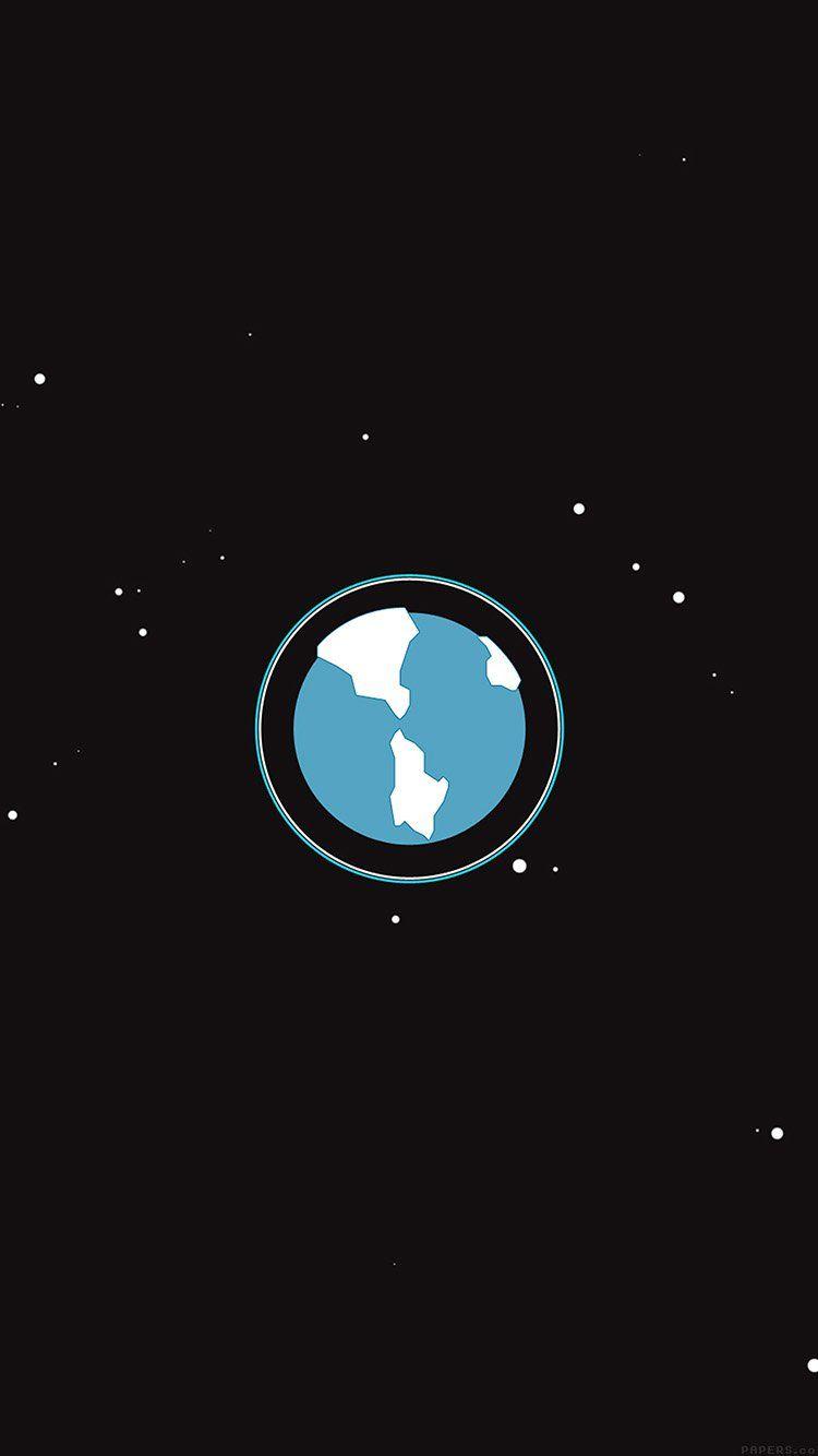750x1334 iPhone 6 wallpaper. earth planet minimal