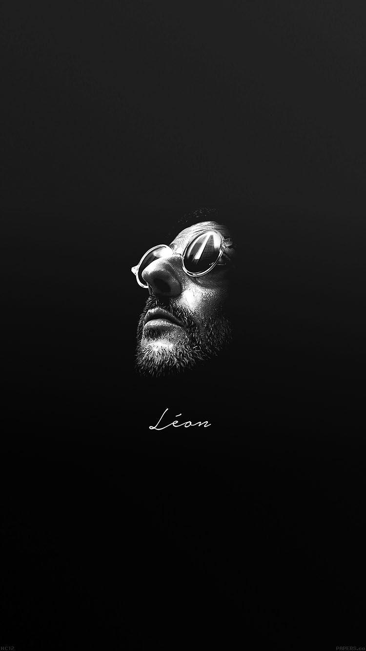750x1334 iPhone wallpaper. leon face minimal simple art