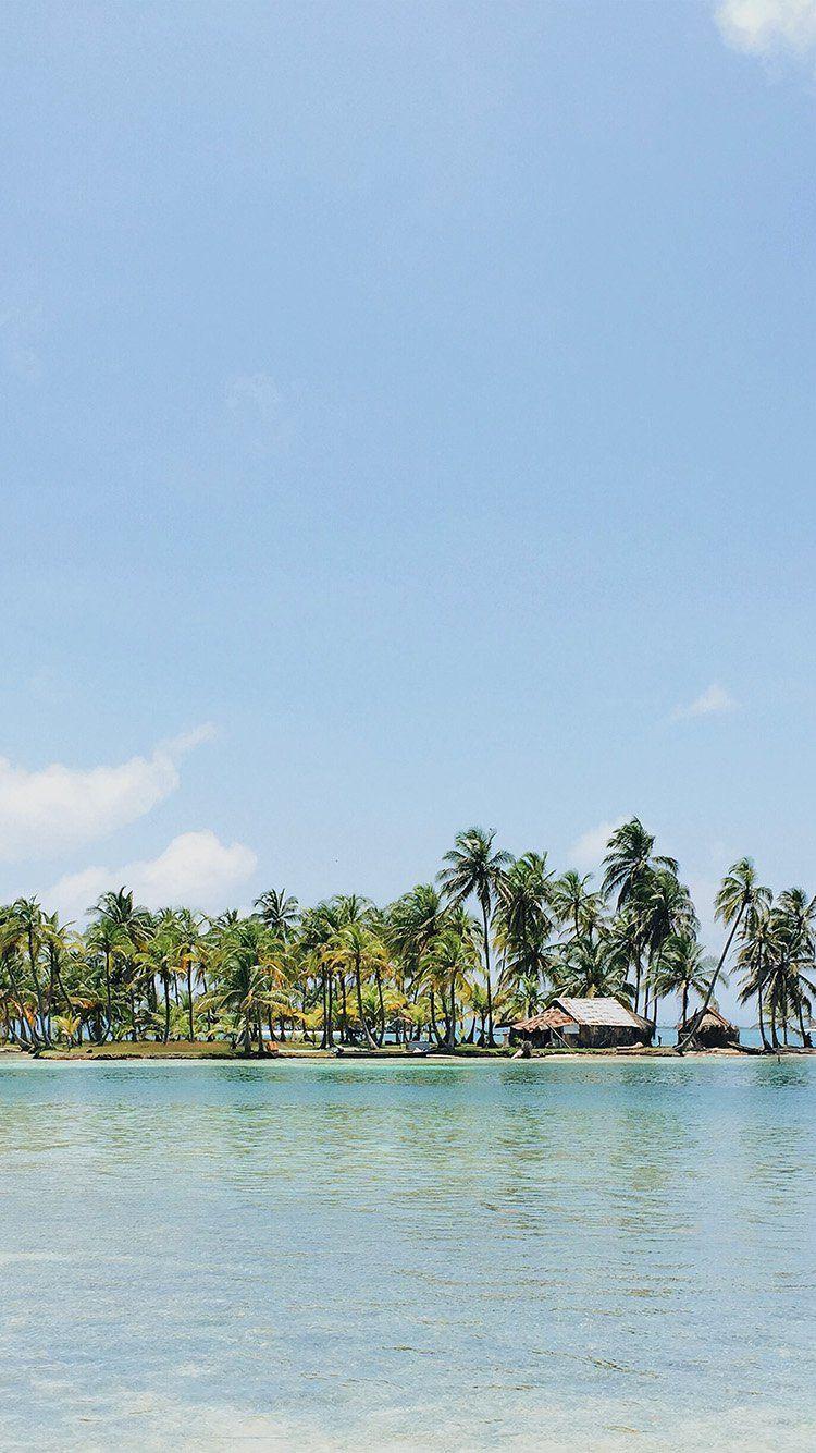 750x1334 iPhone 8 wallpaper. island summer sea beach